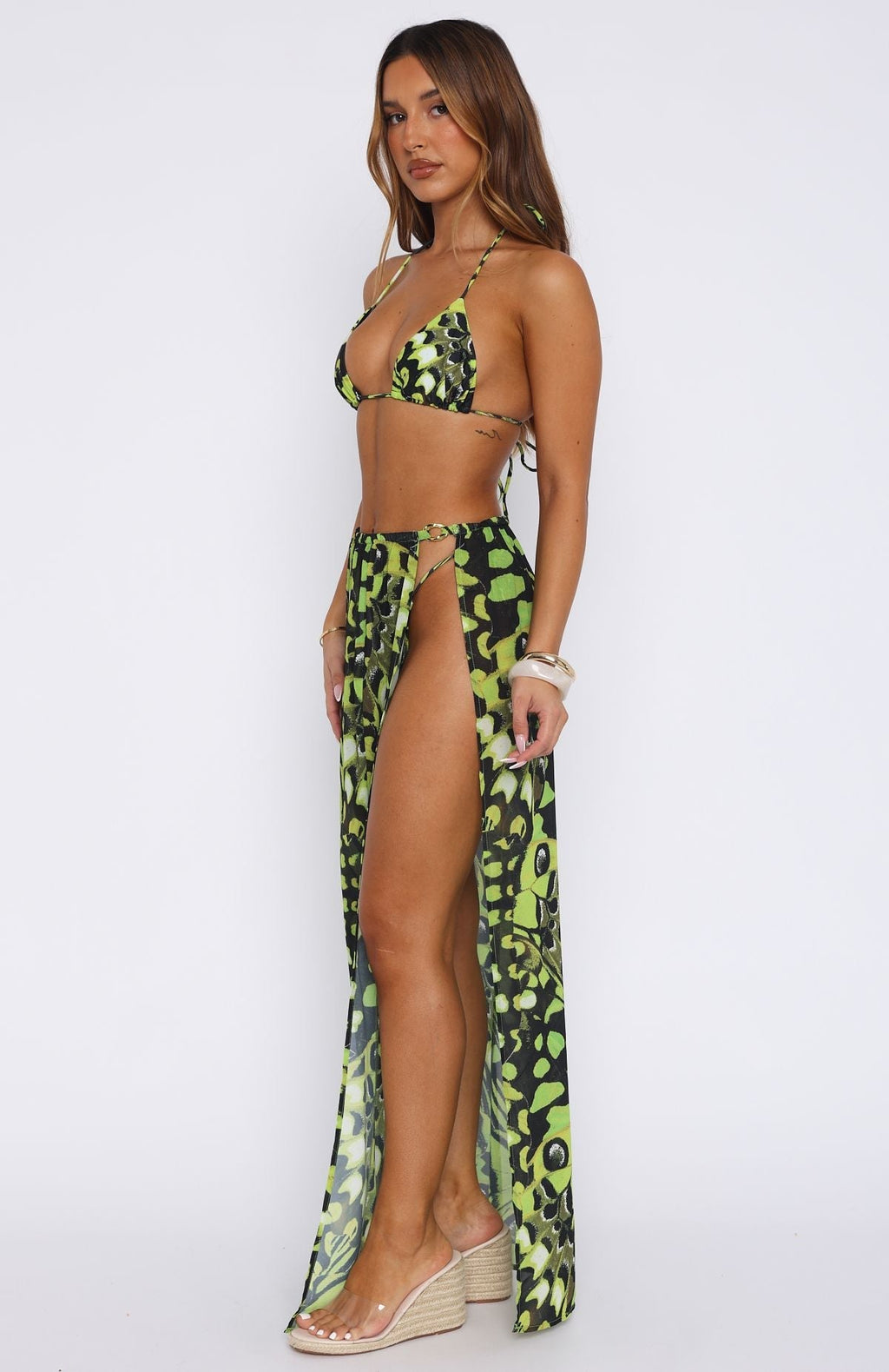 White Fox Tropical Life Sarong Lime Whisper