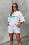White Fox Offstage Lounge Shorts Glacier Grey