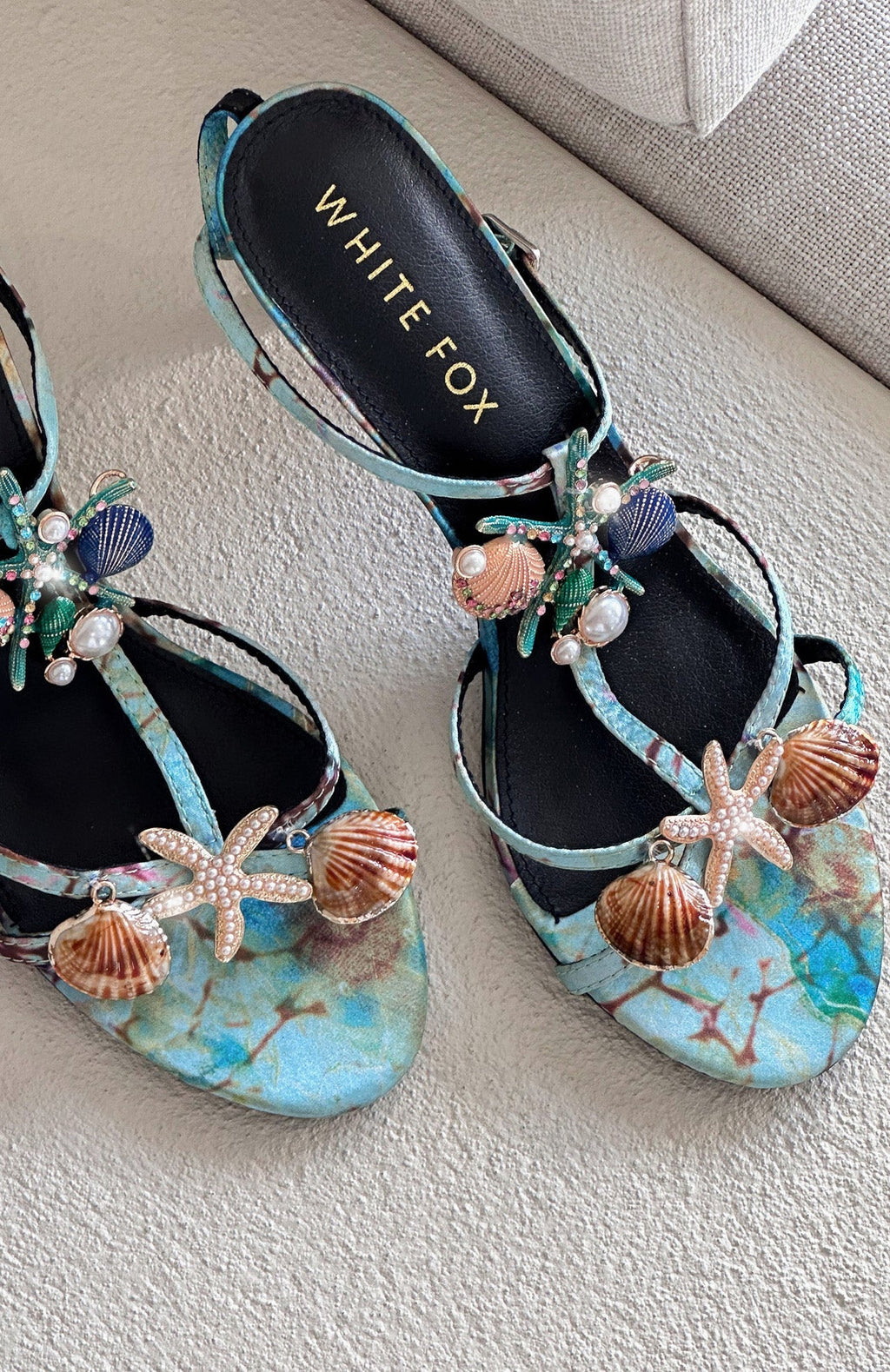 White Fox Anderson Heels Seaside