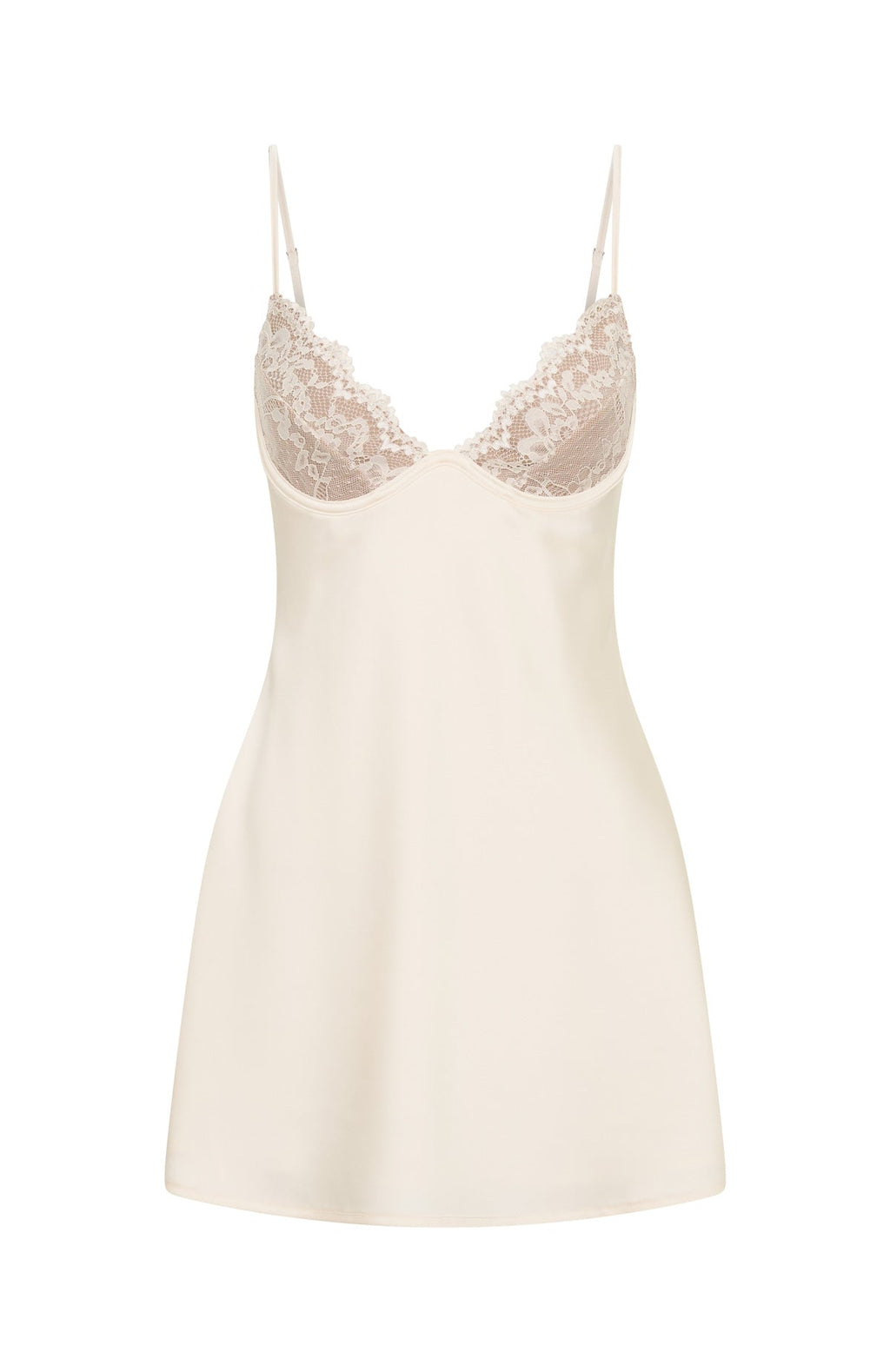 White Fox Vibes On Vibes Mini Dress Pearl