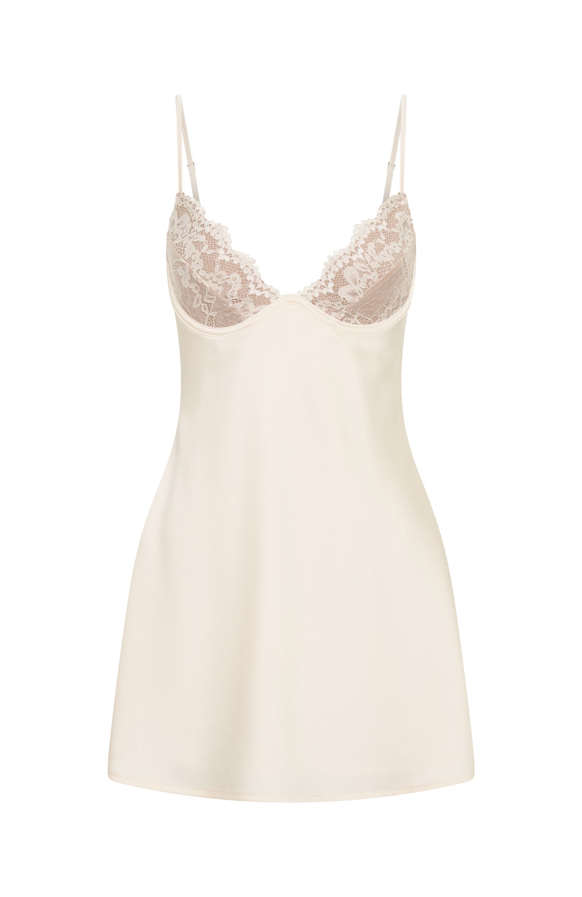 White Fox Vibes On Vibes Mini Dress Pearl