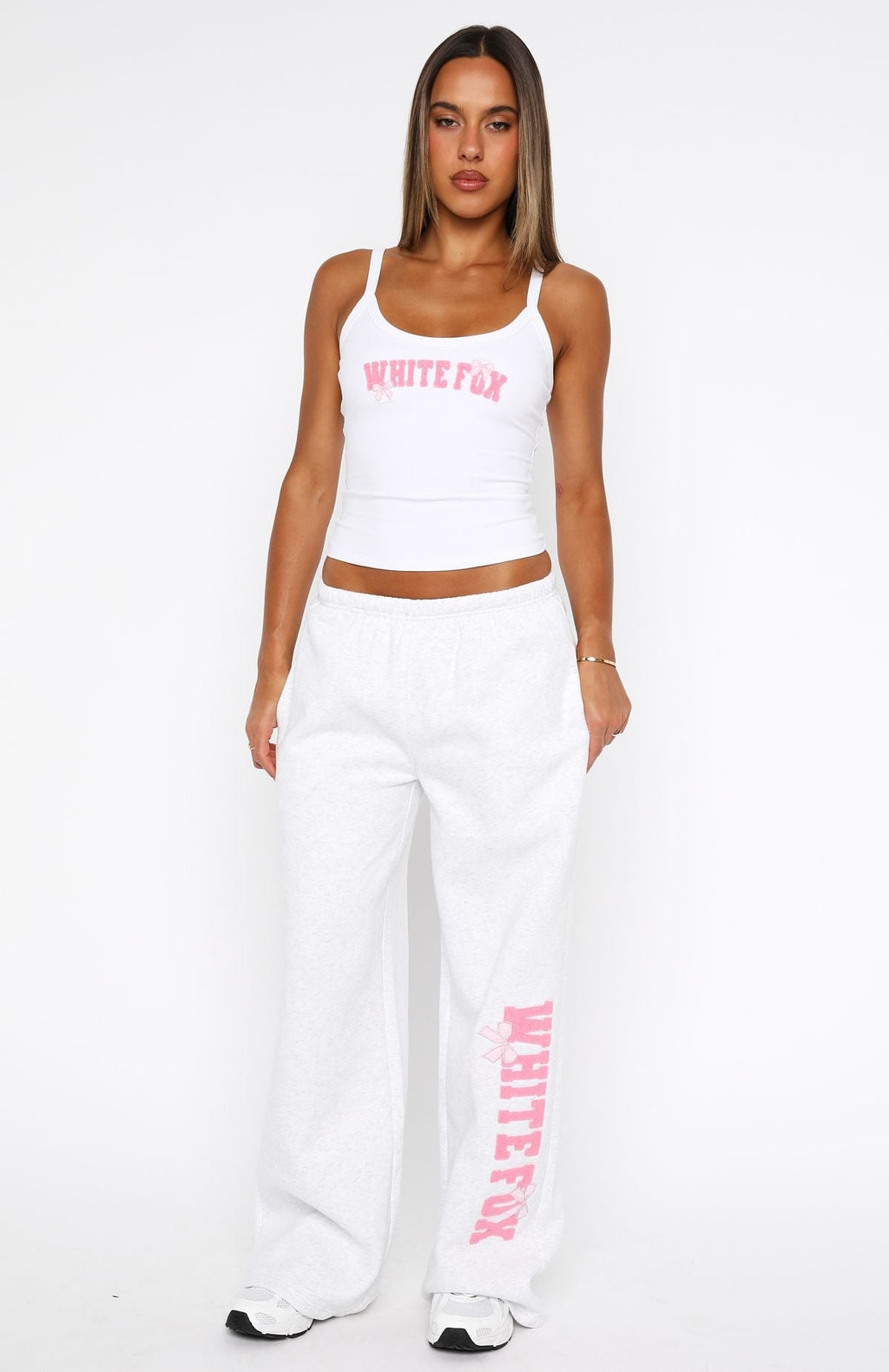 White Fox Daydreamers Madeline Tank White