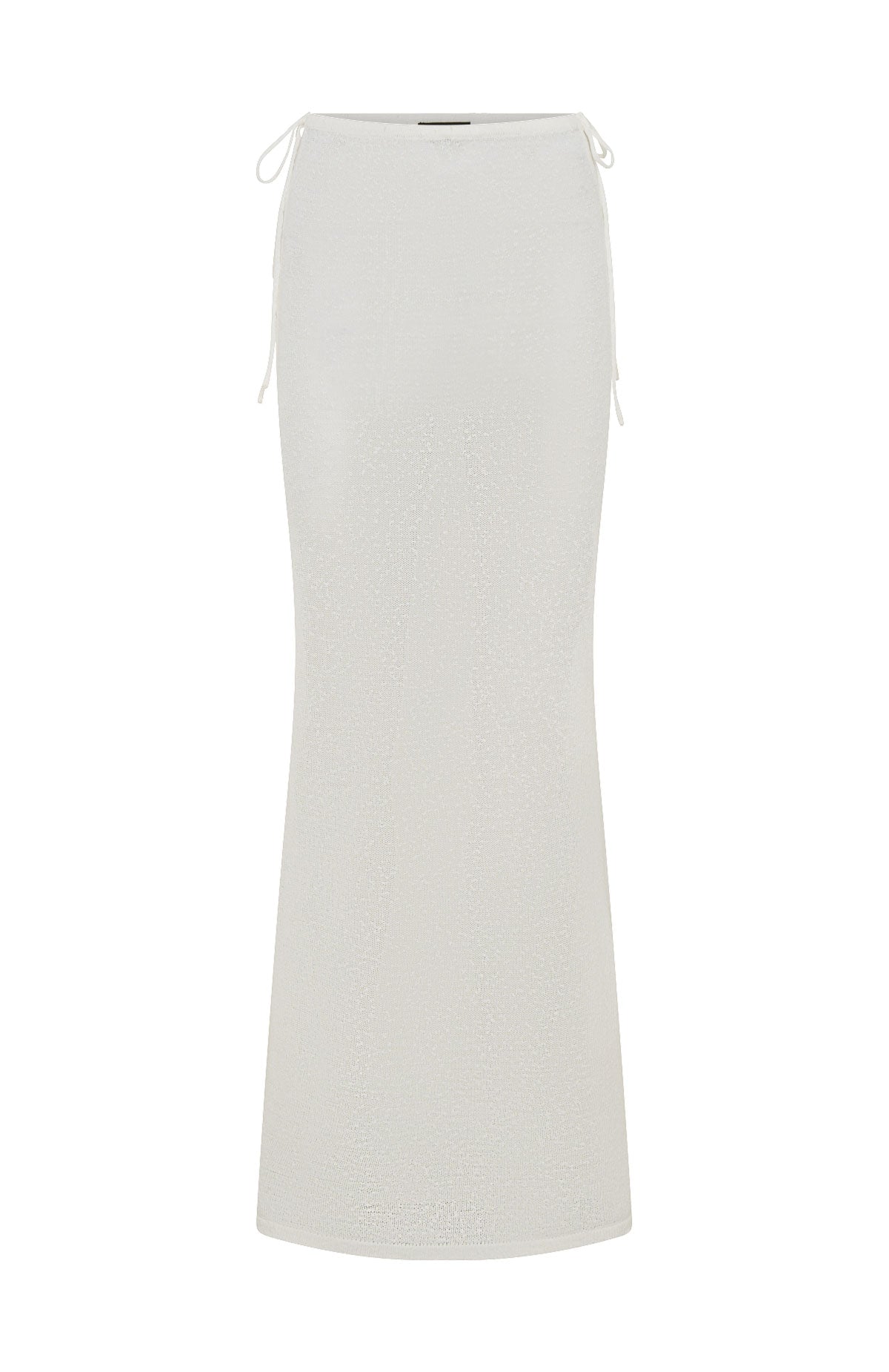 White Fox Costa Del Sol Knit Maxi Skirt White