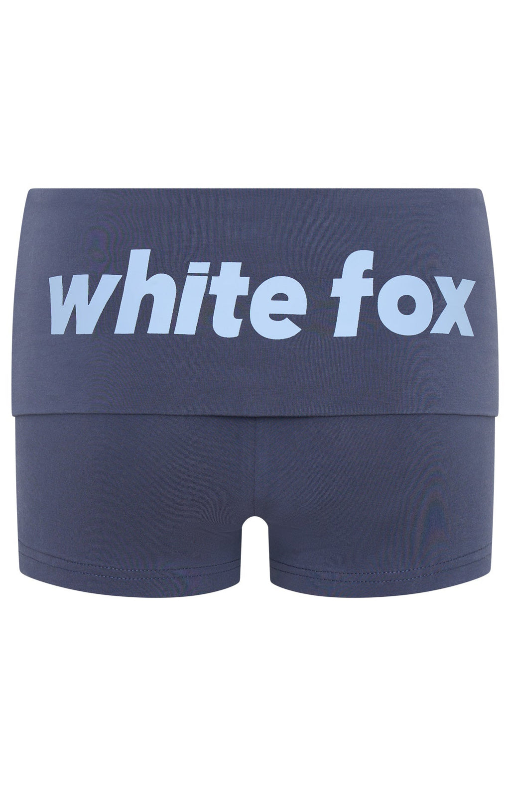 White Fox From The Archives Gigi Fold Over Booty Shorts Navy
