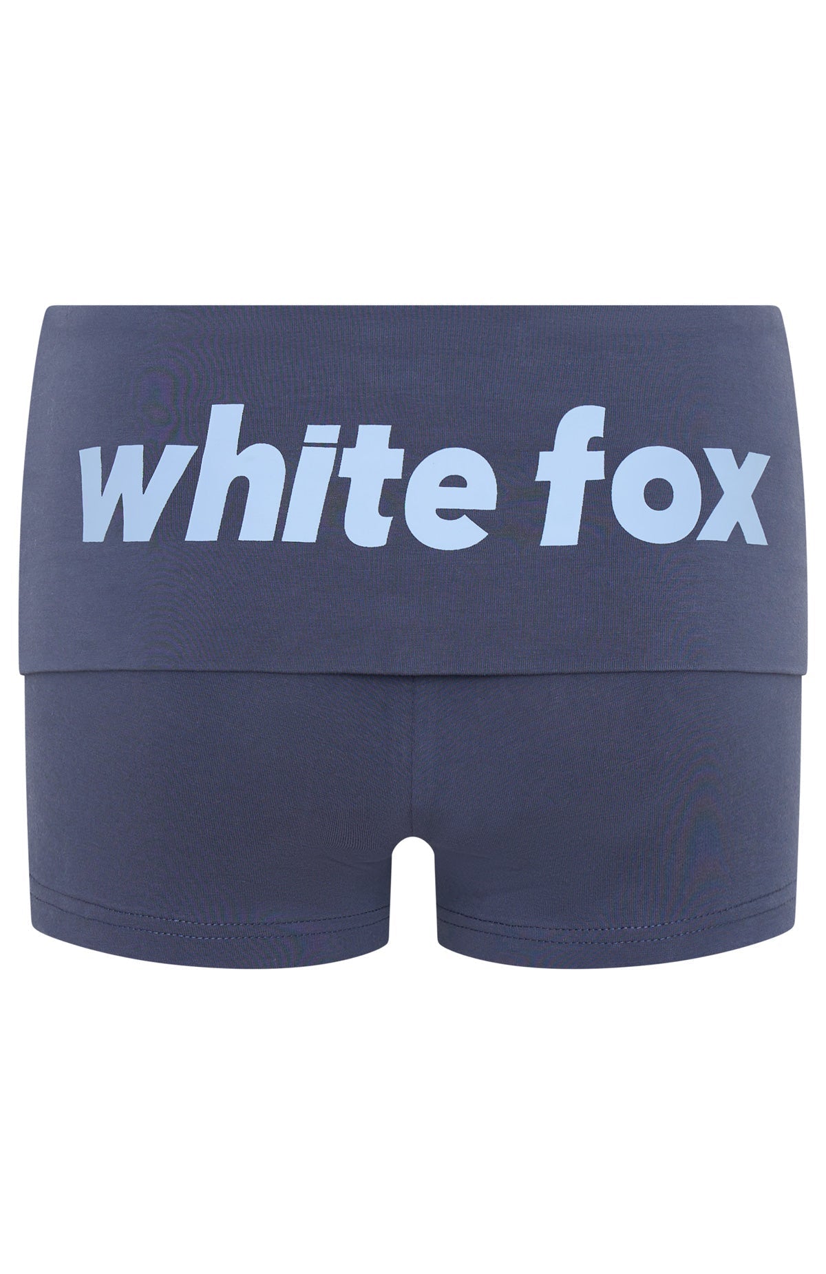 White Fox From The Archives Gigi Fold Over Booty Shorts Navy
