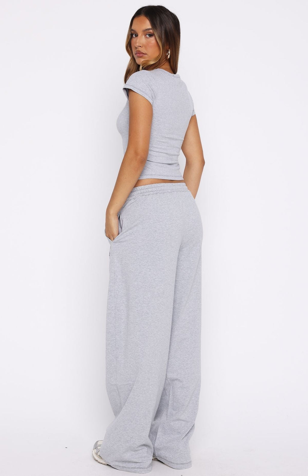 White Fox The Original Track Pants Grey Marle