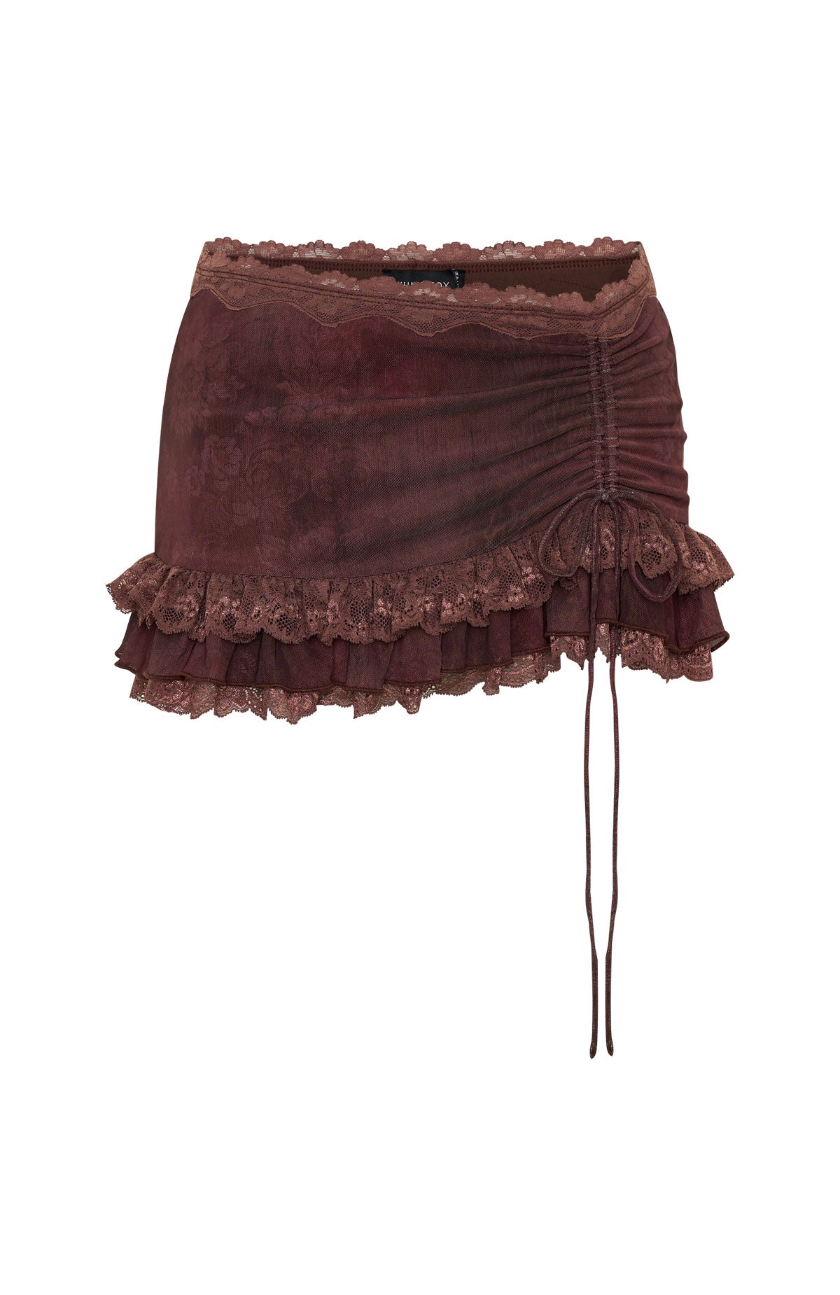 White Fox Playing Dress Up Micro Skort Vintage Baroque