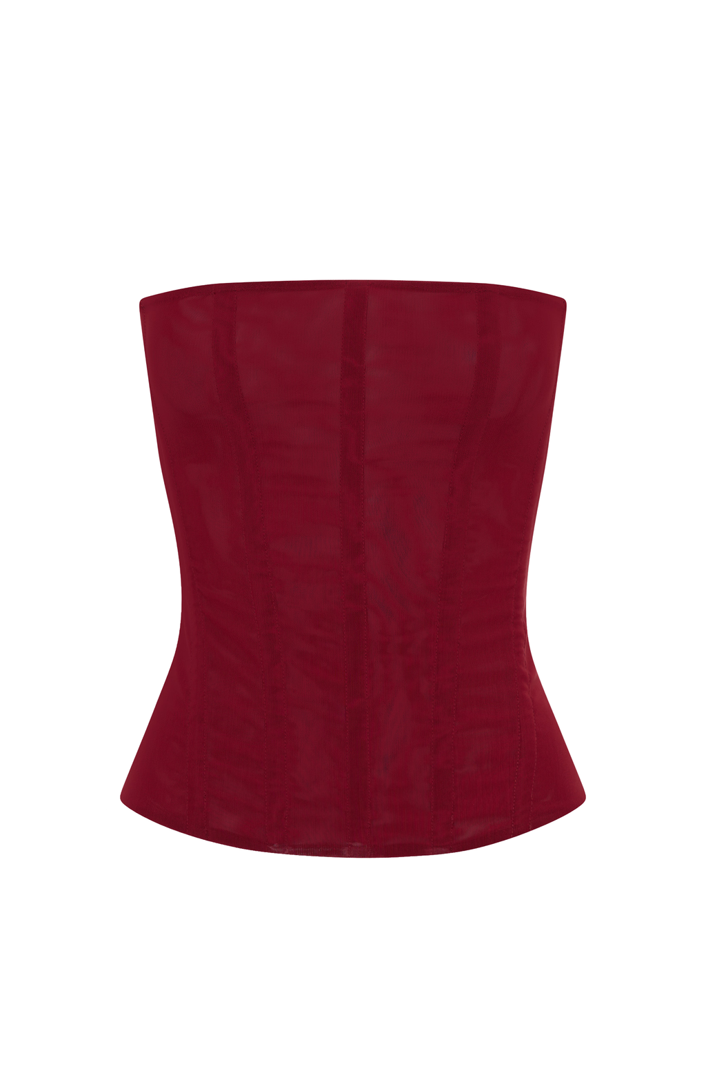 White Fox Tell Me A Secret Strapless Bustier Red