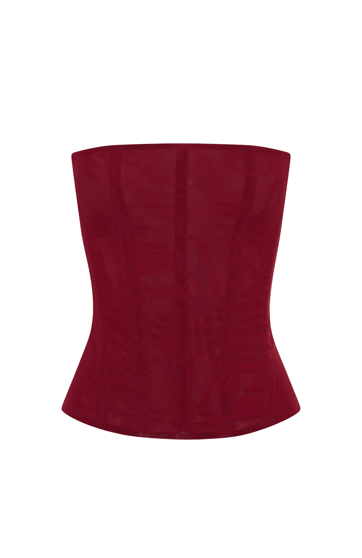 White Fox Tell Me A Secret Strapless Bustier Red