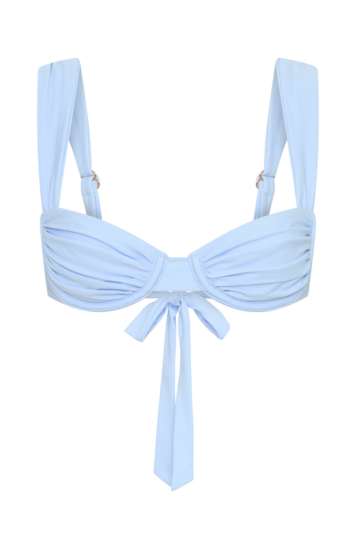 White Fox Balia Bikini Top Ocean Mist