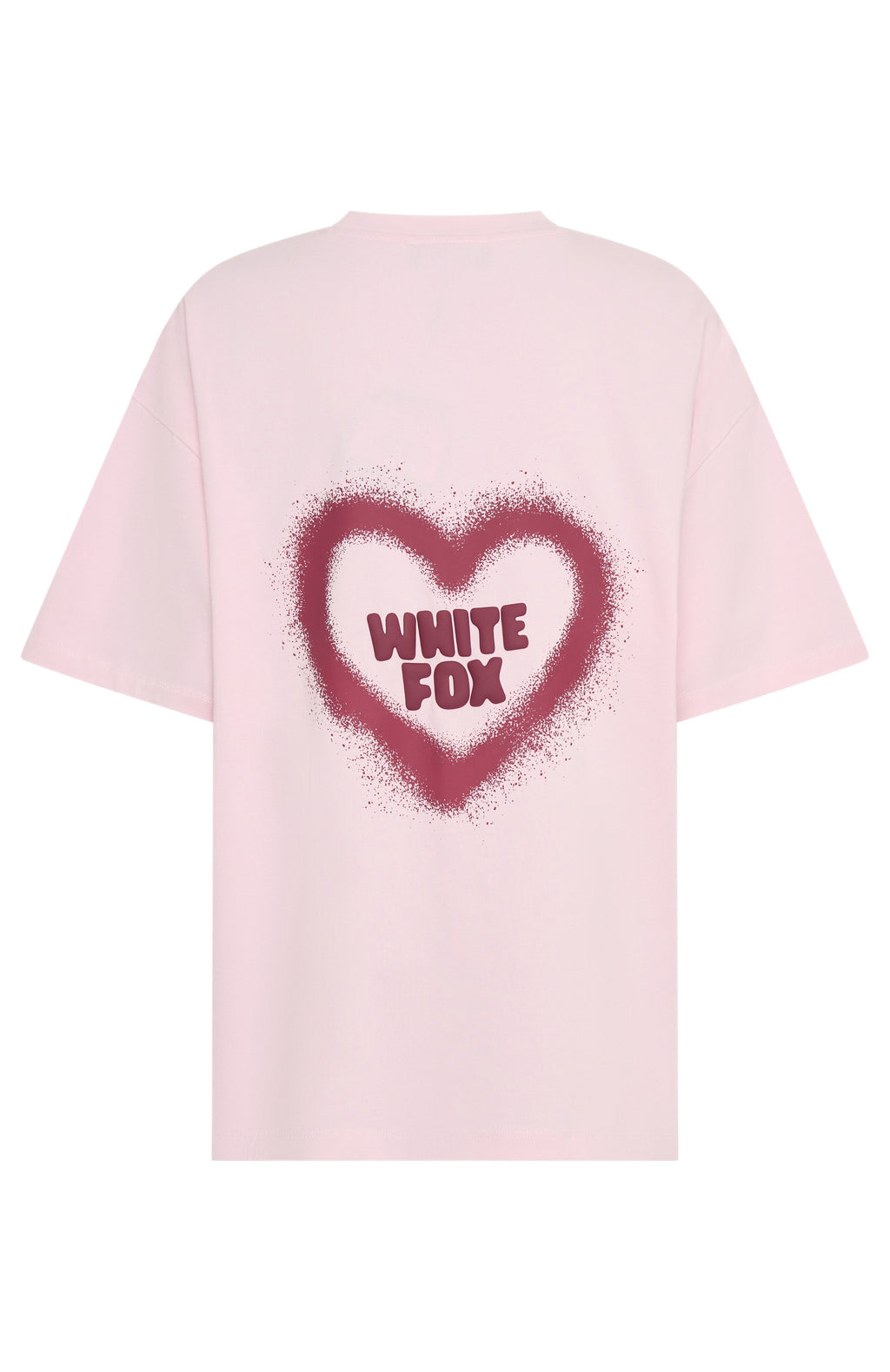 White Fox 11th Street City Girl At Heart Oversized Tee Strawberry Whip