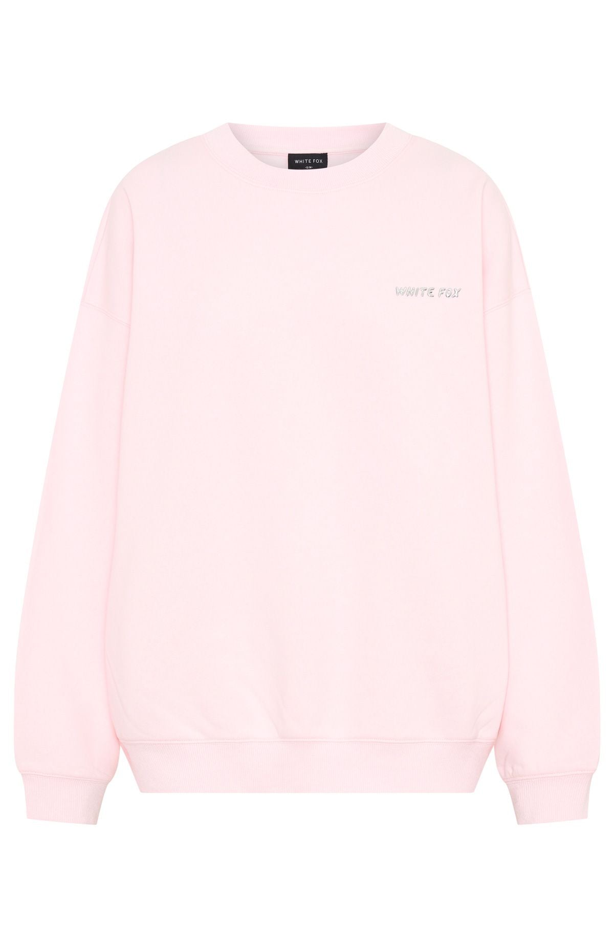 White Fox Test Drive Oversized Sweater Icy Pink