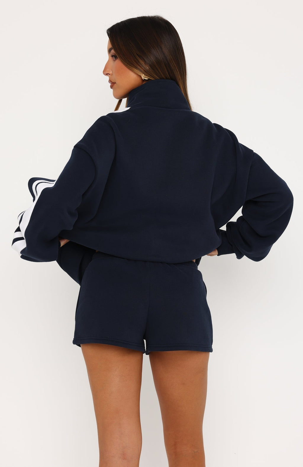 White Fox Studio 17 Raven Lounge Shorts Navy
