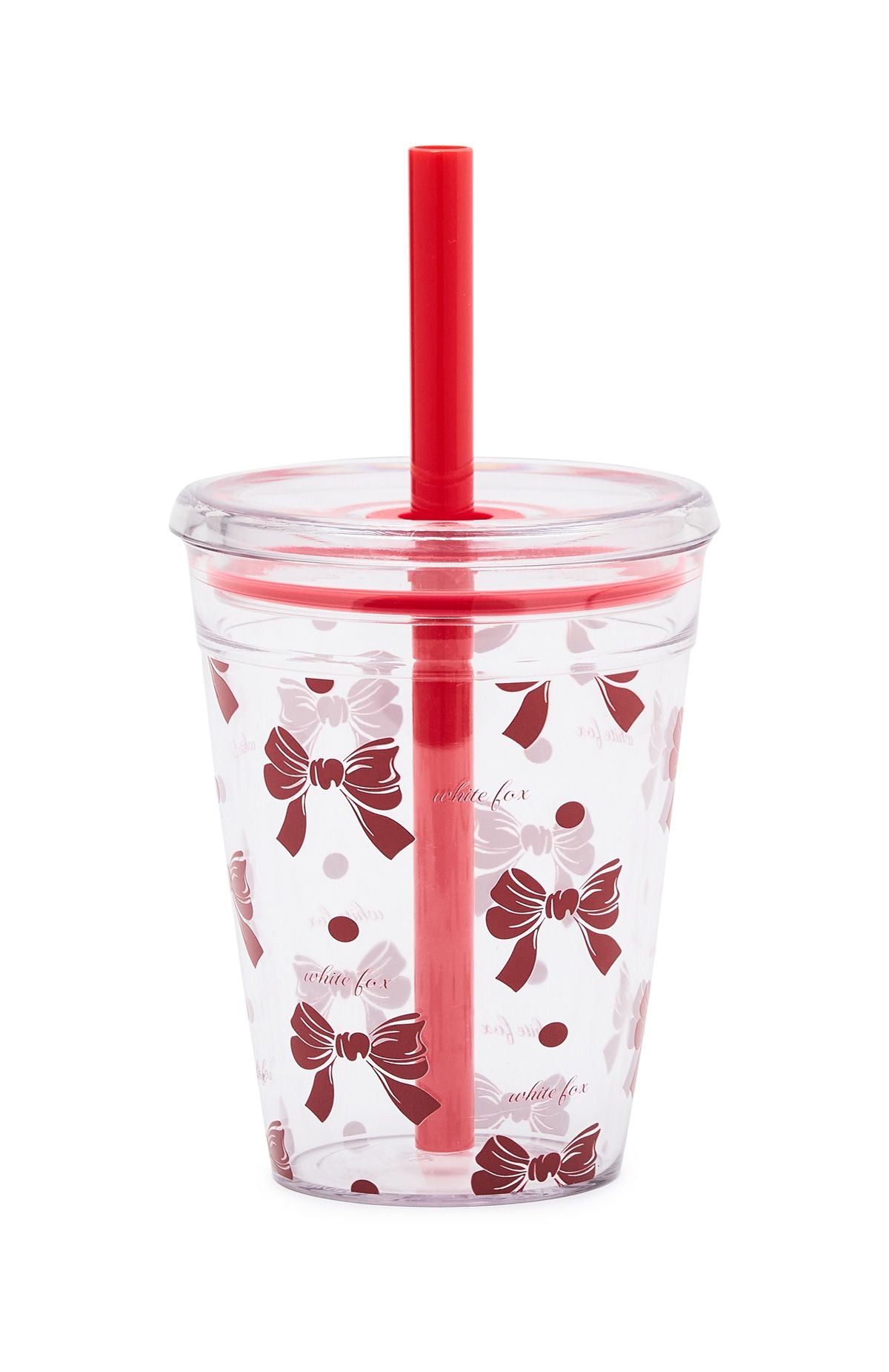 White Fox Calista Tumbler 450ml Bow Bliss