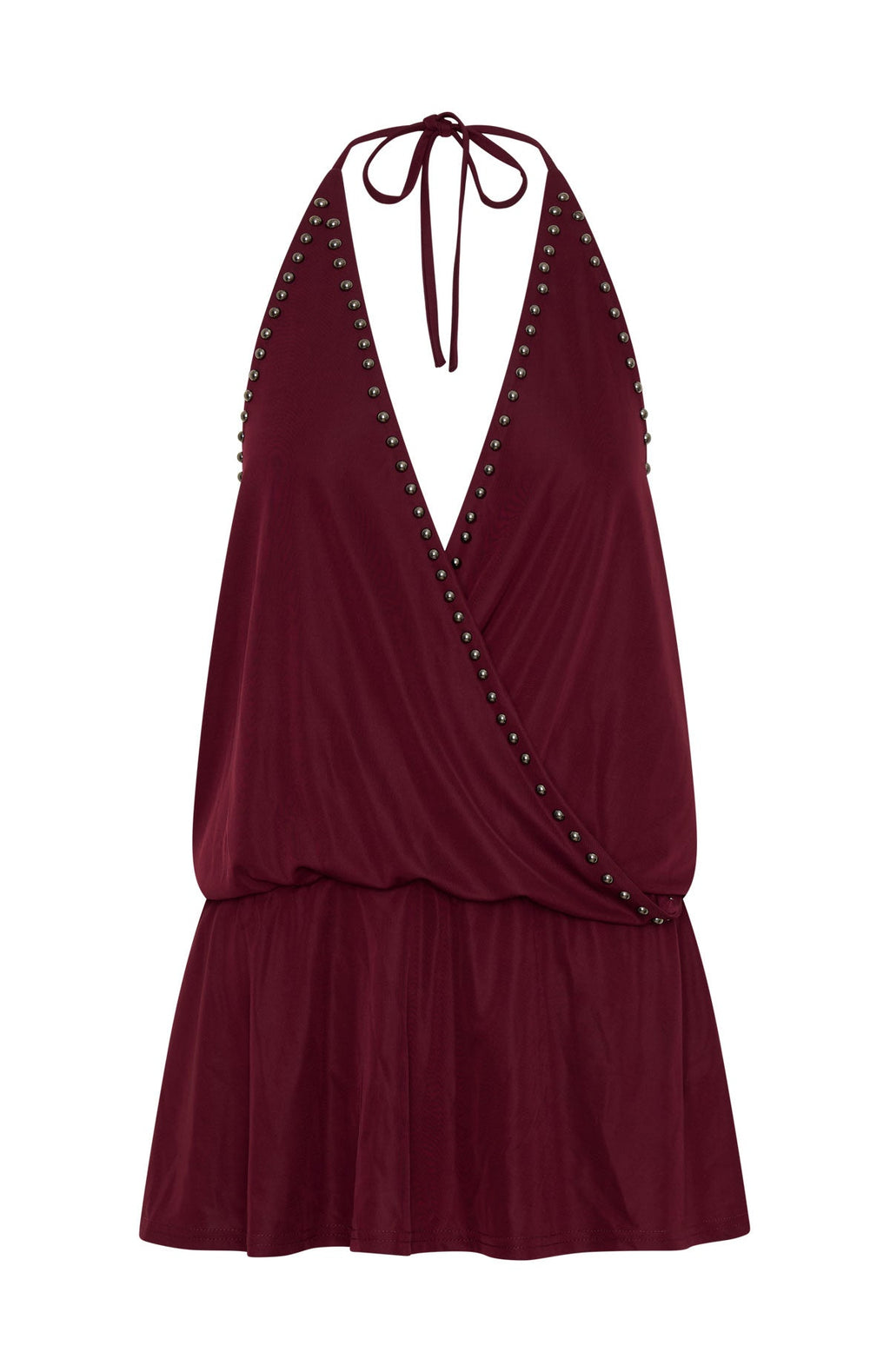 White Fox Favourite Moment Mini Dress Cherry Cola