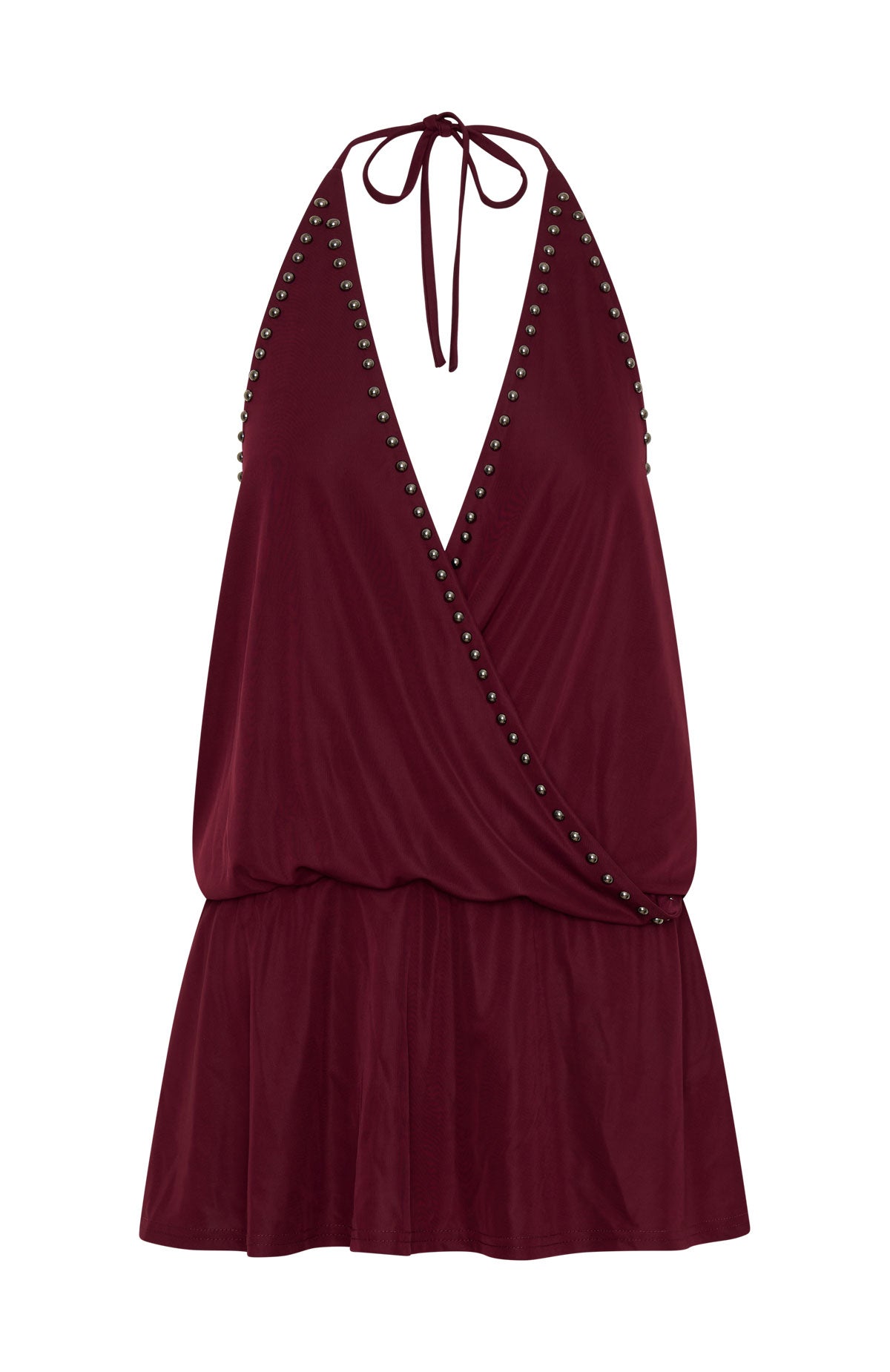 White Fox Favourite Moment Mini Dress Cherry Cola