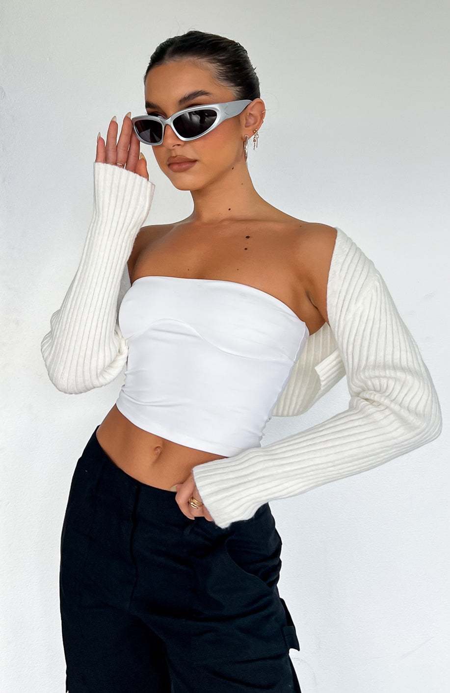 White Fox All The Stars Bolero Off White