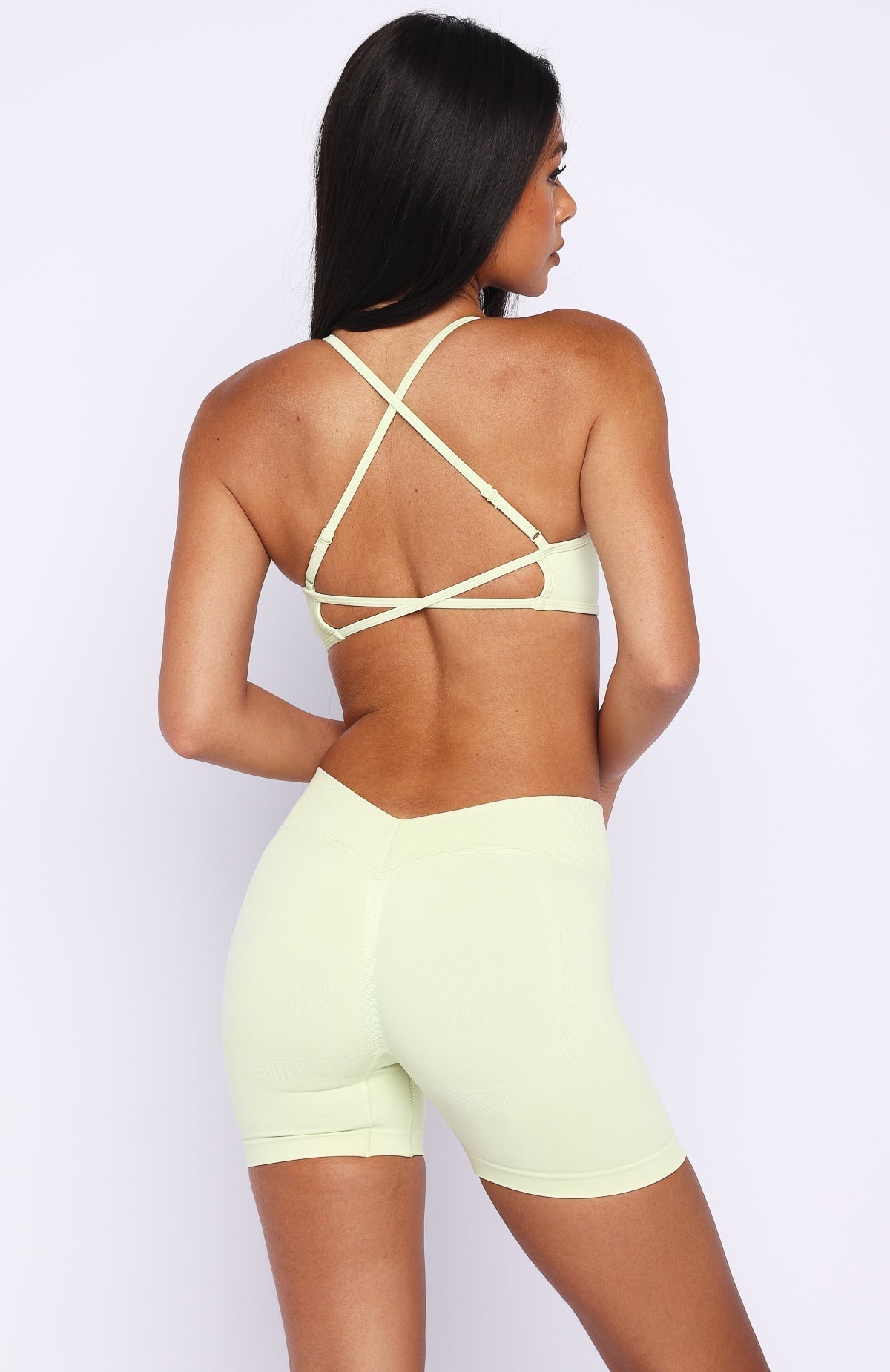 White Fox Fuel Seamless Sports Bra Sorbet