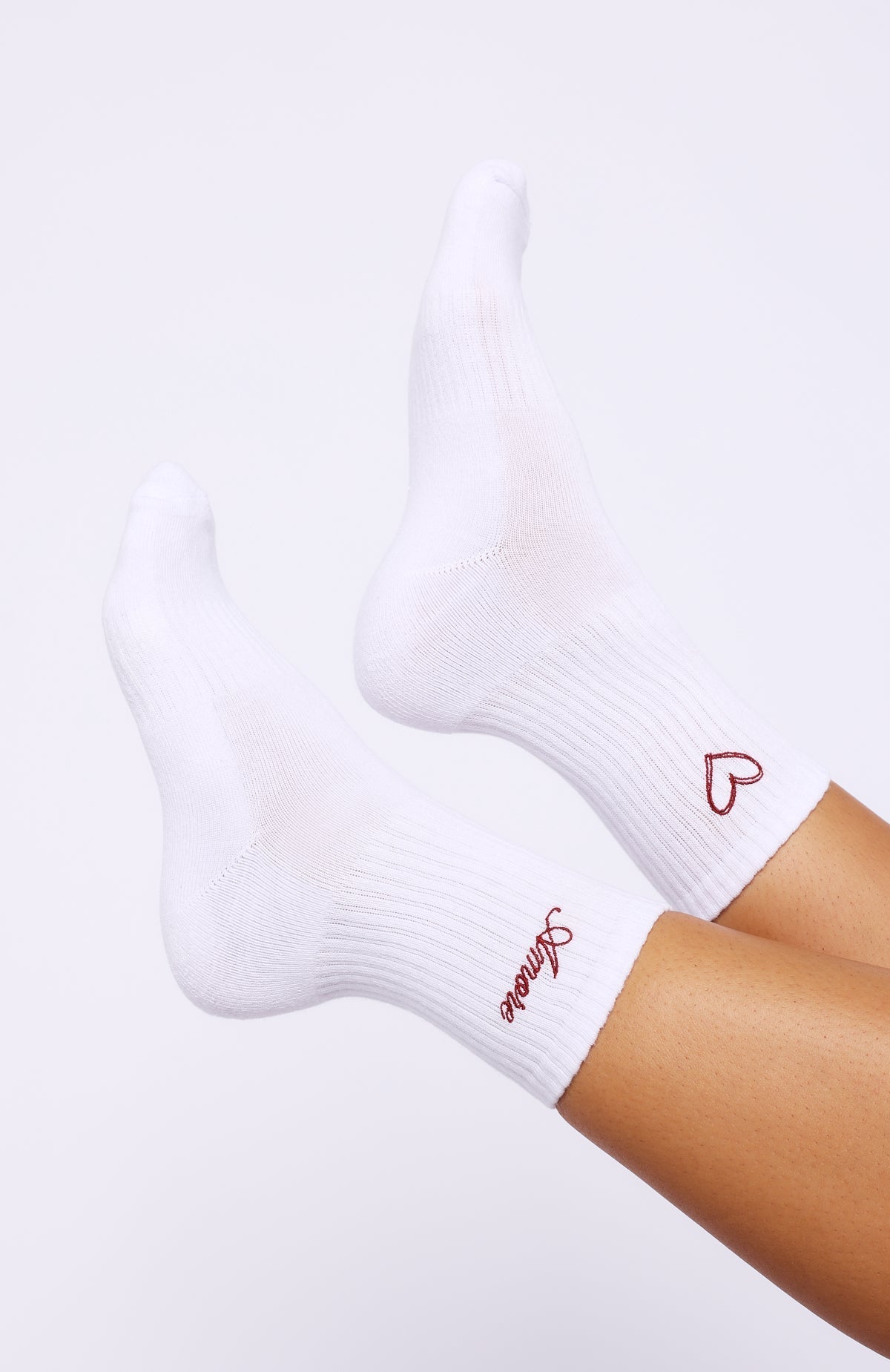 White Fox Amore Mio Socks White