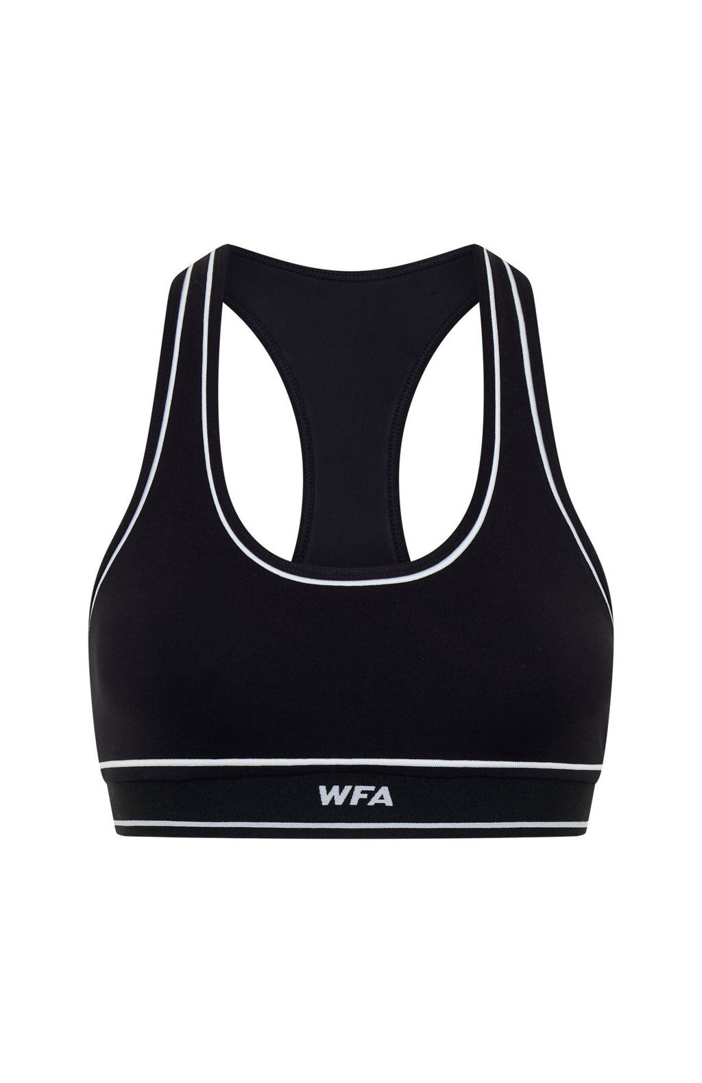 White Fox Regimen Sports Bra Black/White
