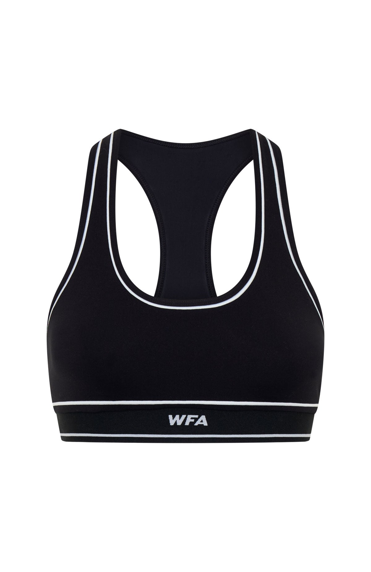 White Fox Regimen Sports Bra Black/White