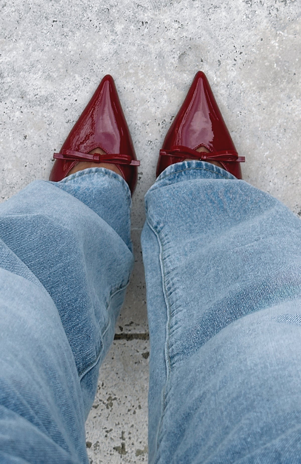 White Fox Make Me Blush Heels Cherry