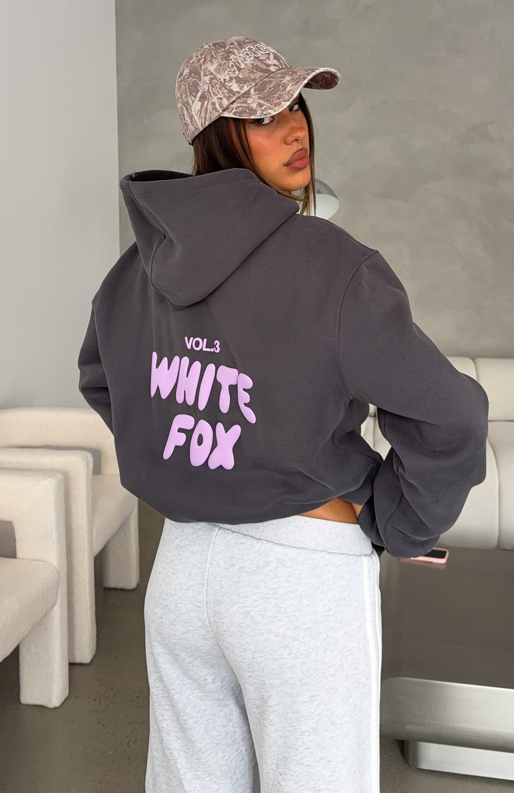 White Fox Offstage Hoodie Volcanic