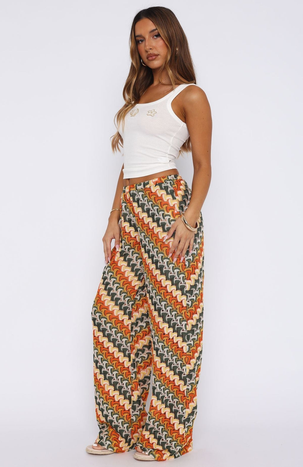 White Fox Long Desire Pants Tropics