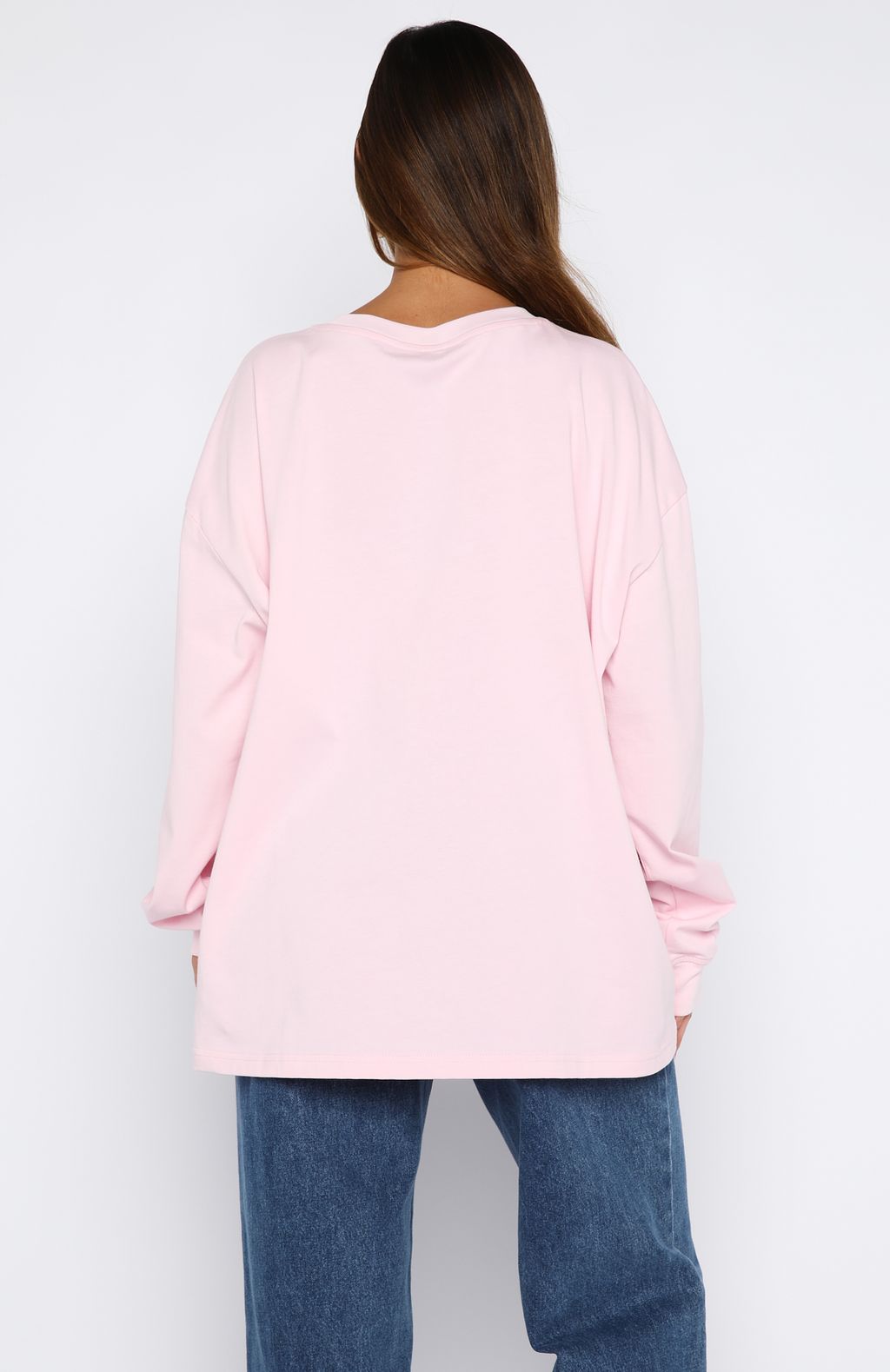 White Fox Feel The Vibe Long Sleeve Tee Posy