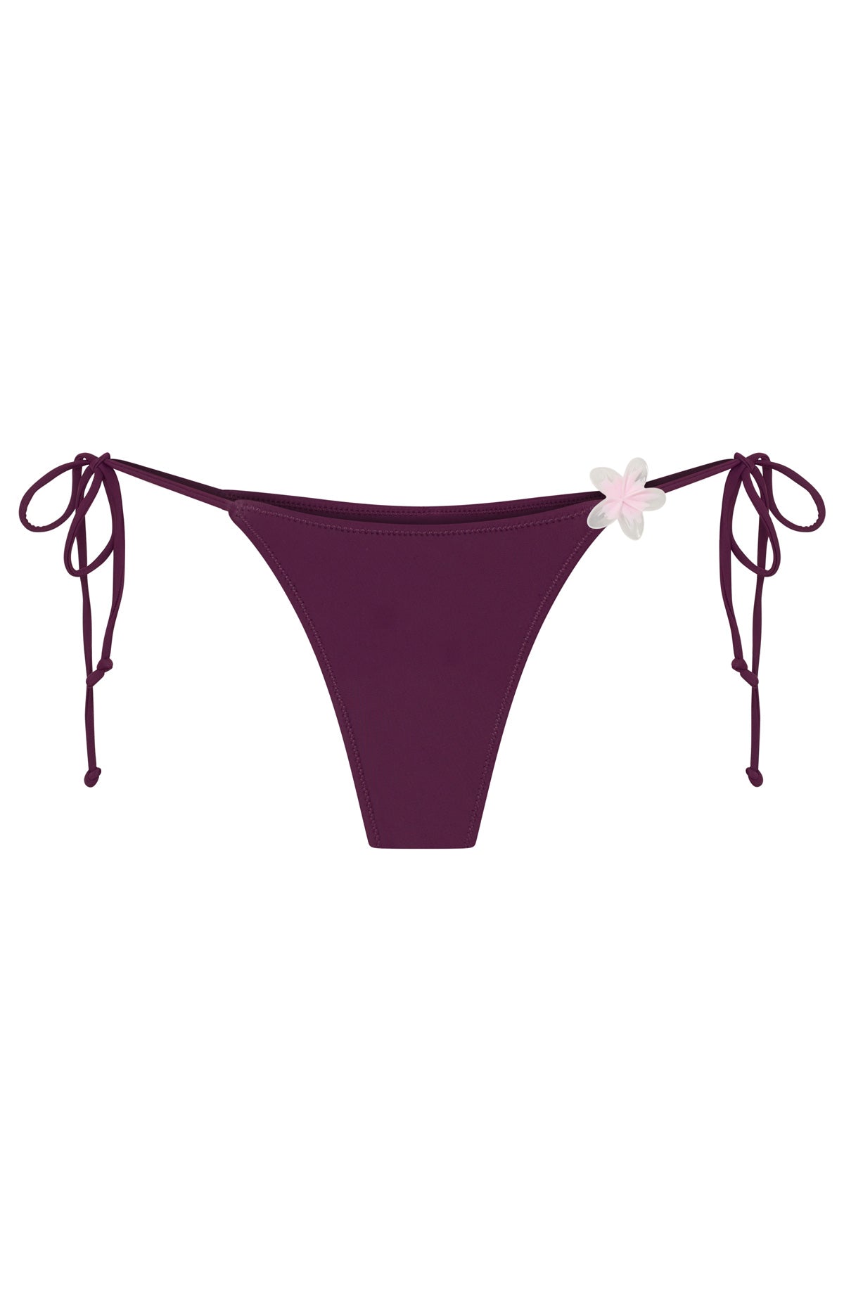 White Fox Frangipani Bliss Bikini Bottoms Plum