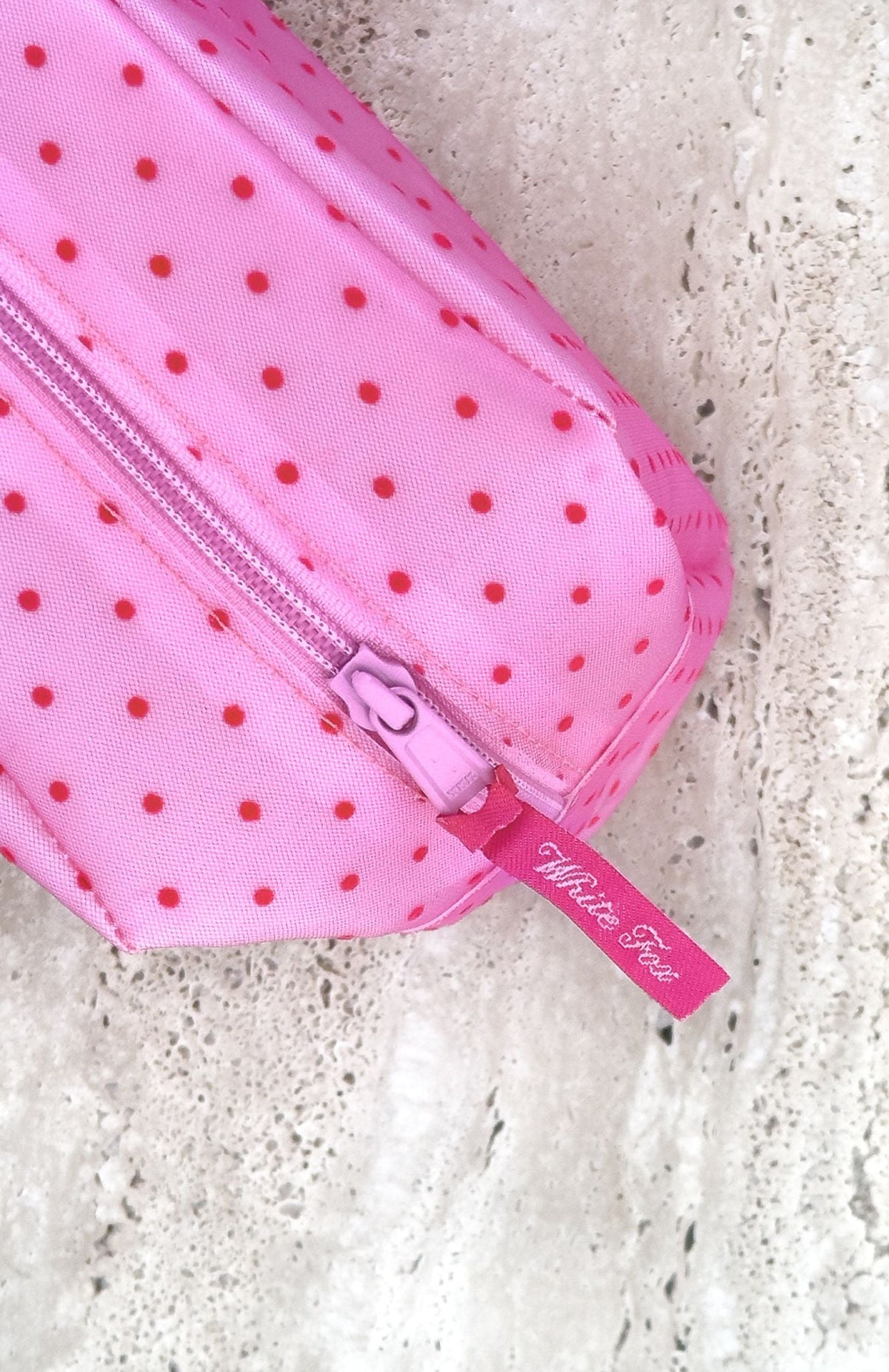 White Fox Nora Case Pink Polka Dots