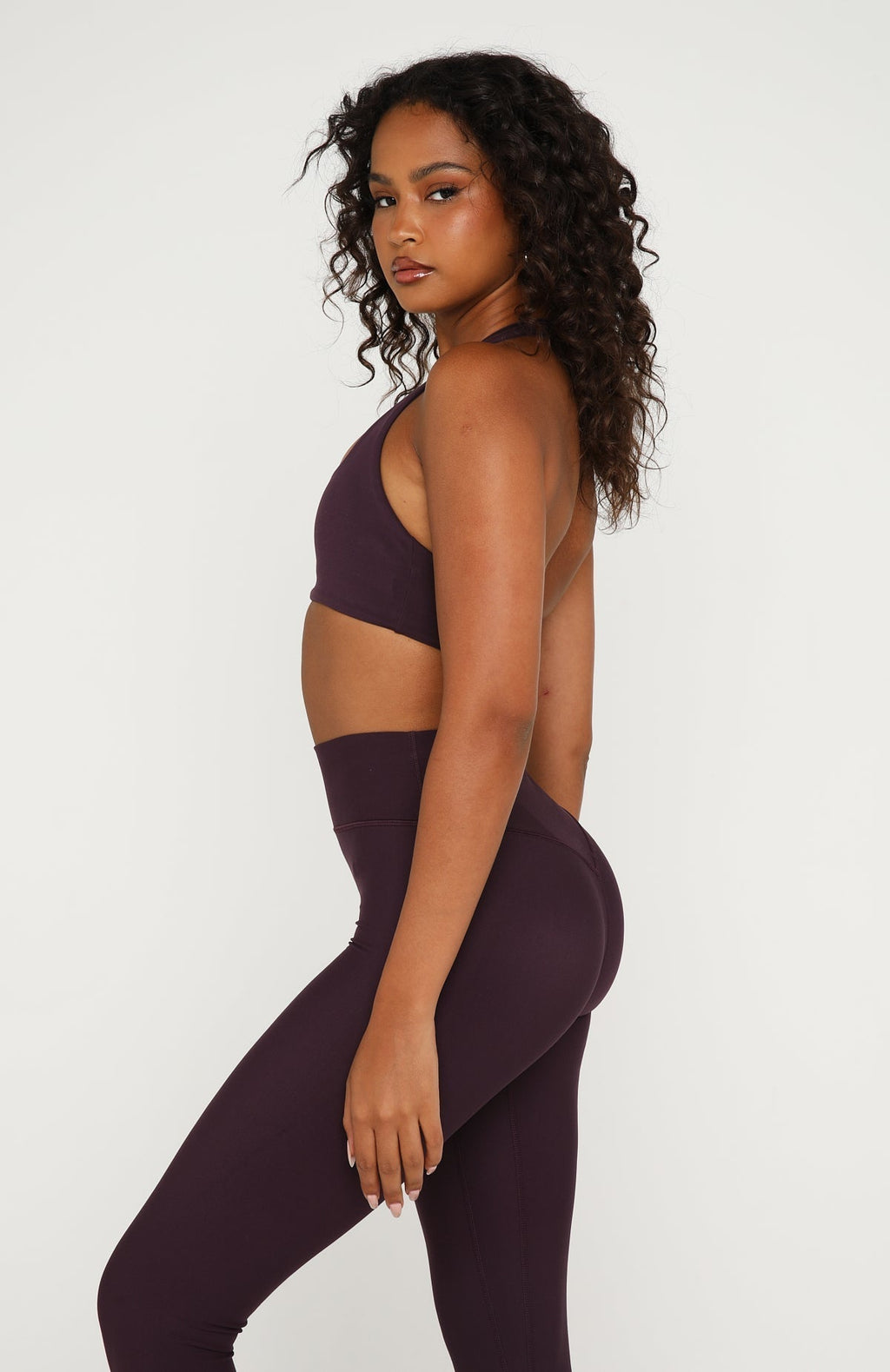 White Fox Physical Sports Bra Midnight Plum