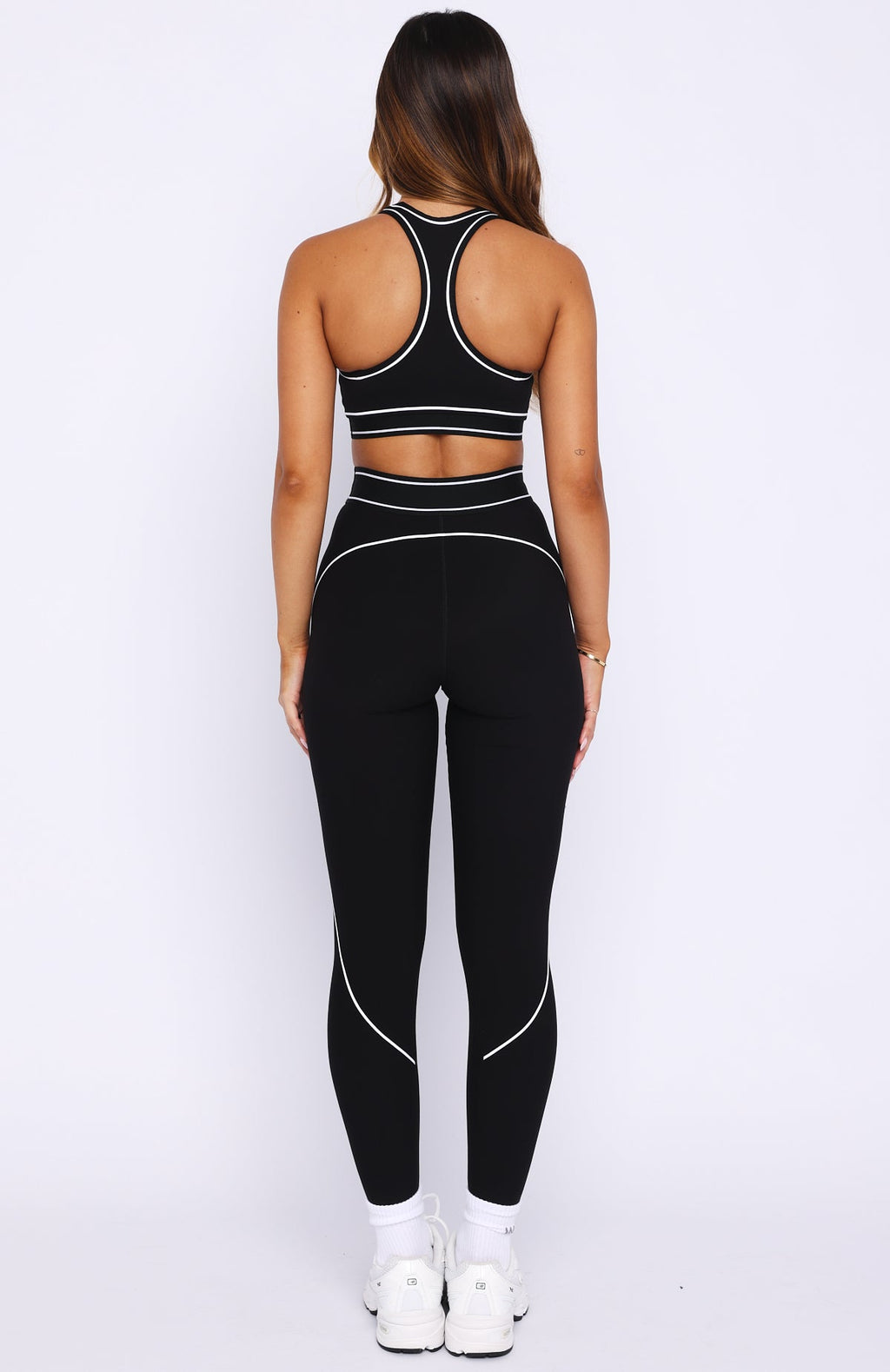 White Fox Precision Leggings Black/White
