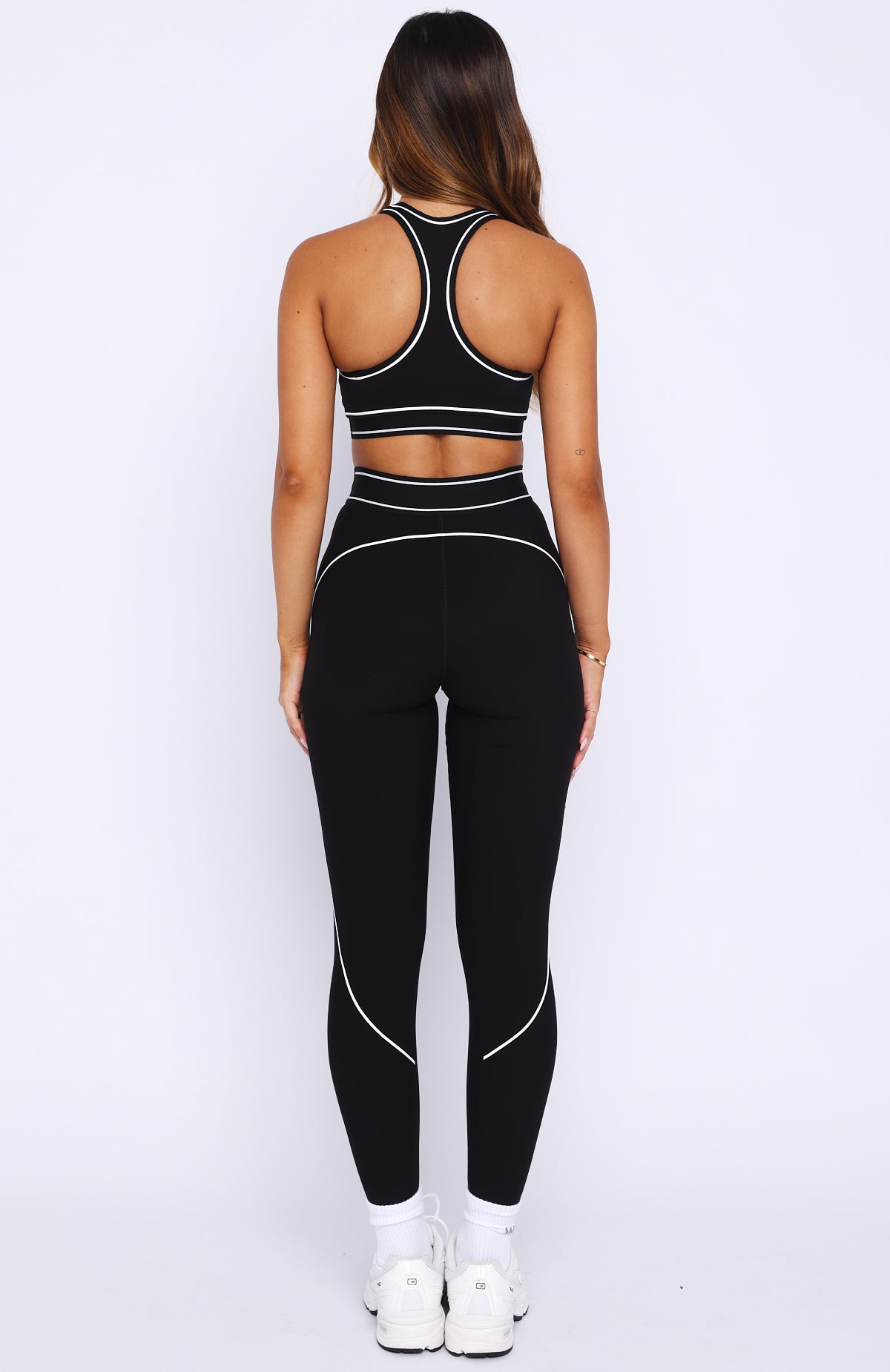 White Fox Precision Leggings Black/White