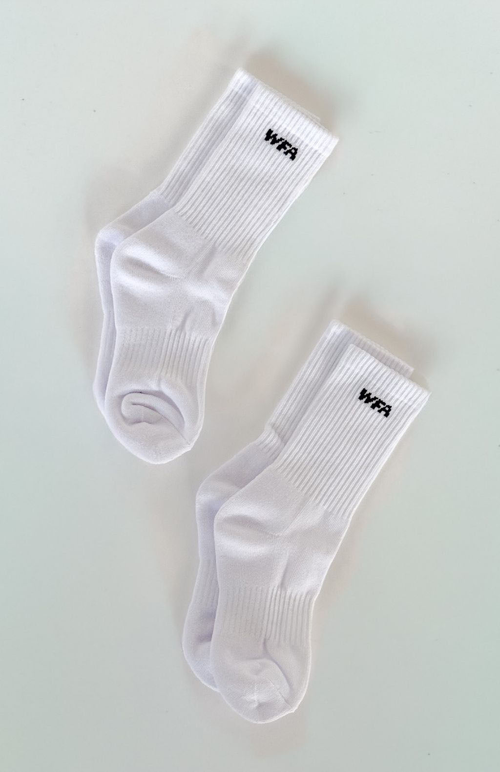 White Fox WFA 2 Pack Socks White/Black