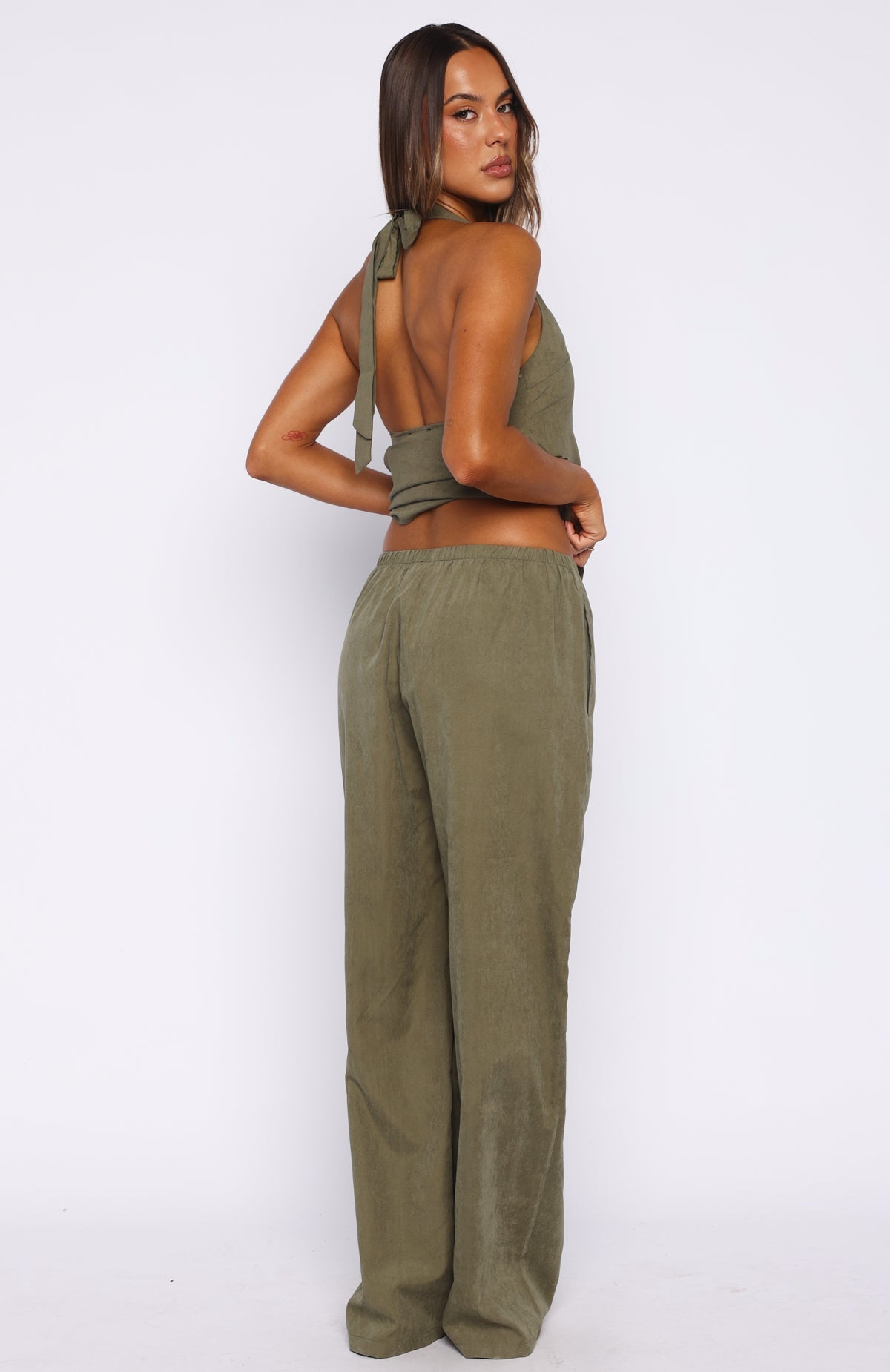 White Fox Take A Stance Pants Olive
