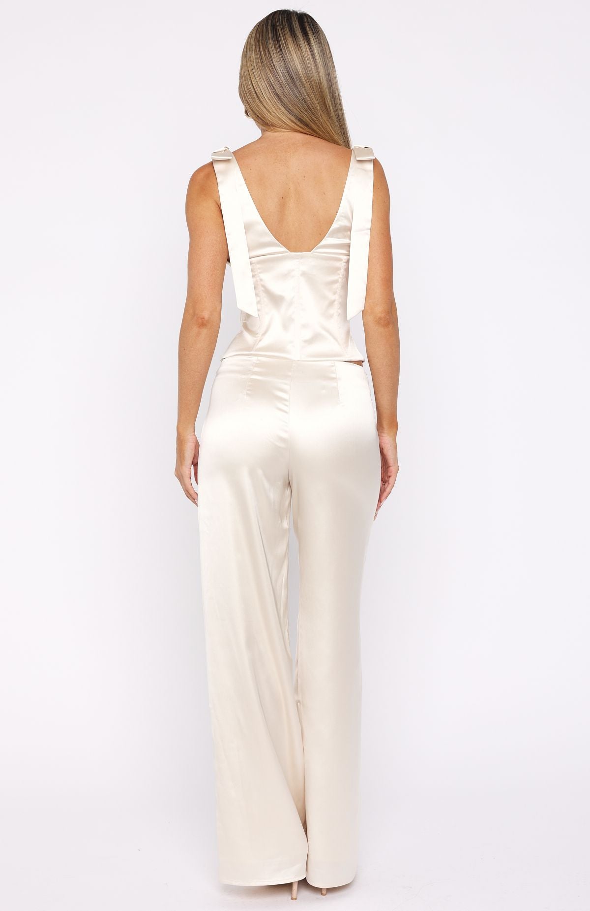 White Fox Keep It Lit Pants Pearl