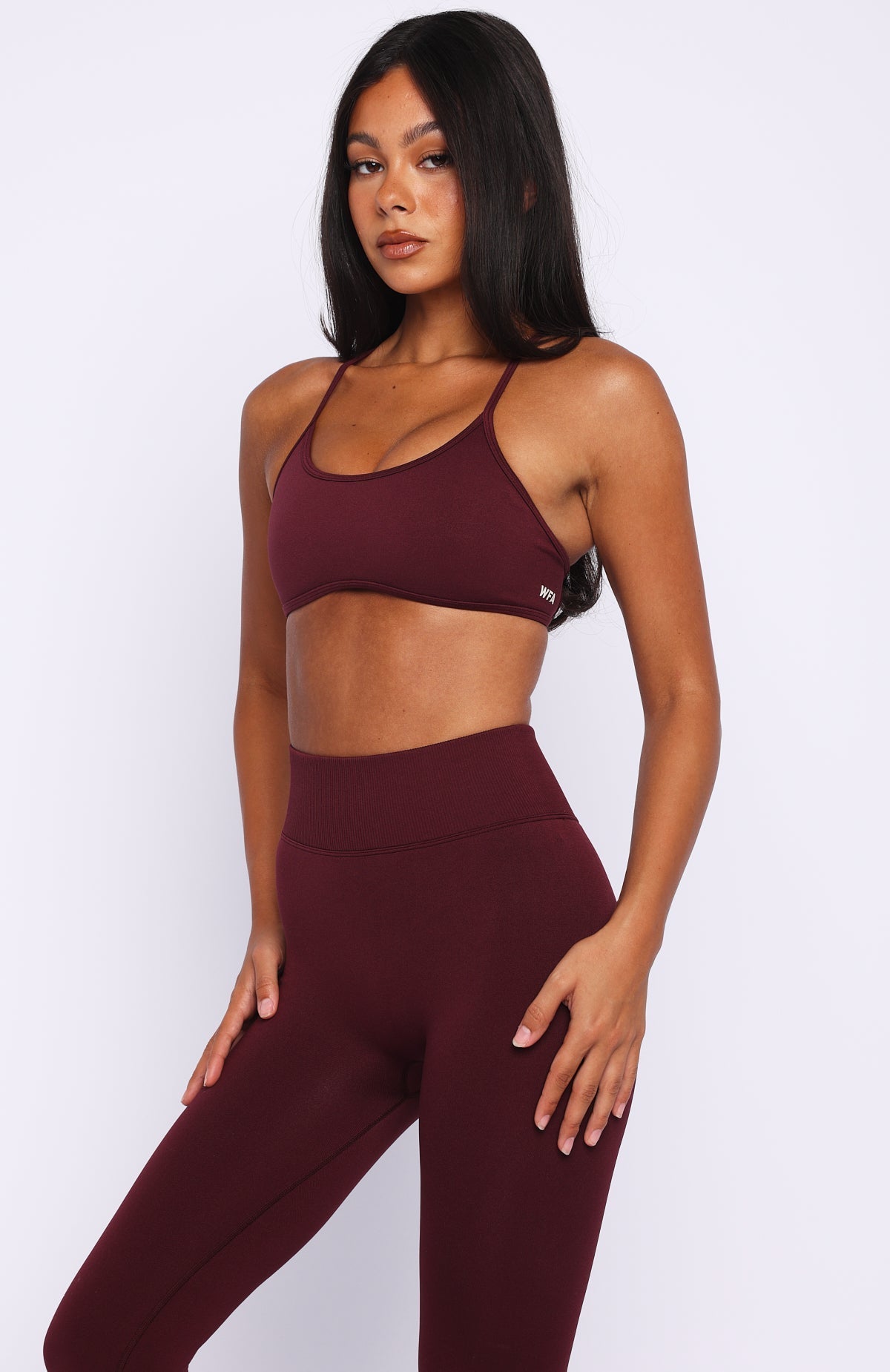 White Fox Fuel Seamless Sports Bra Merlot