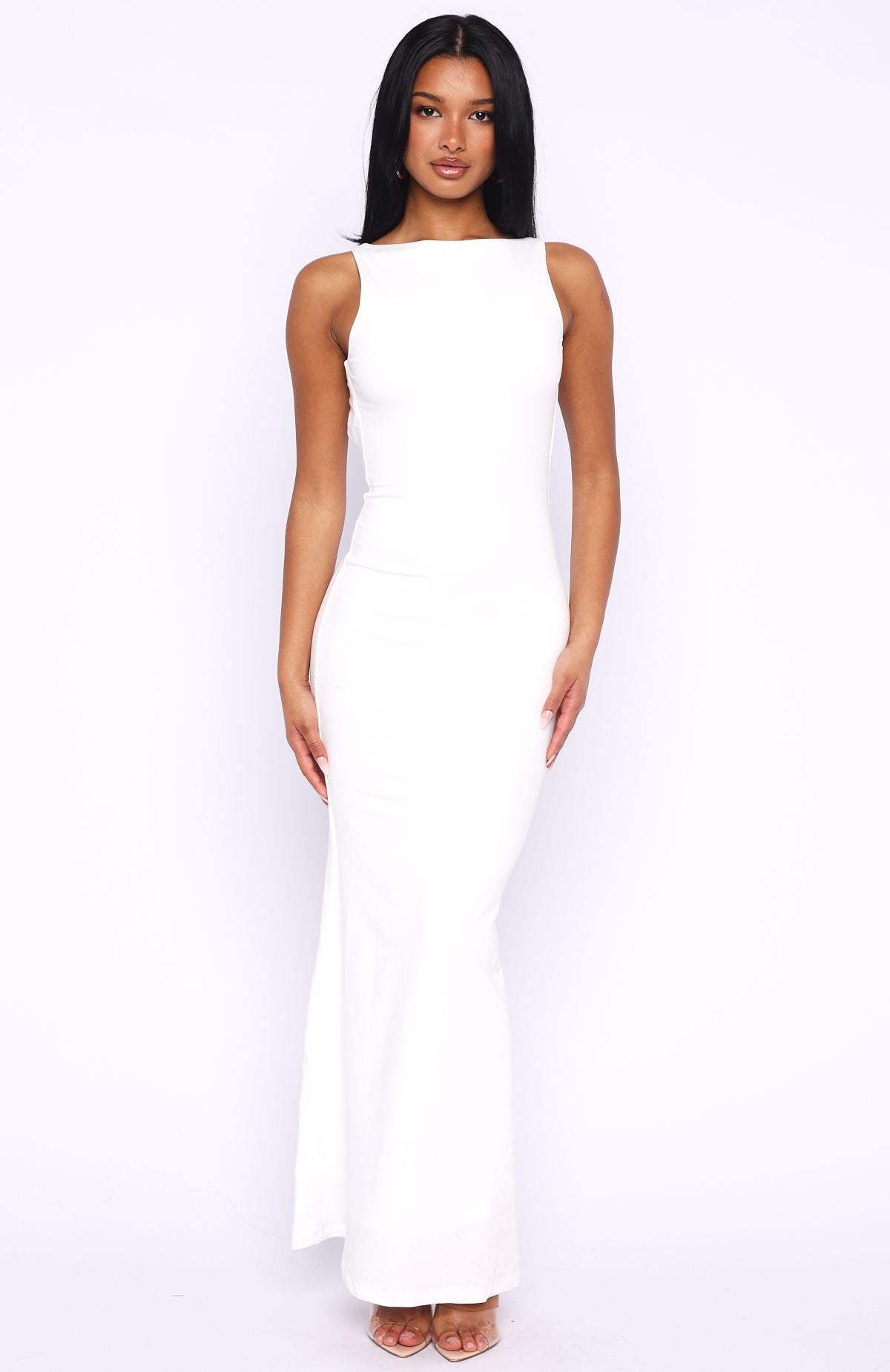 White Fox Country Club Maxi Dress White