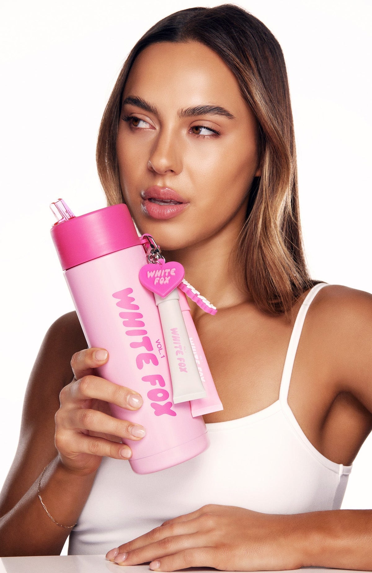 White Fox Vol 1. Water Bottle