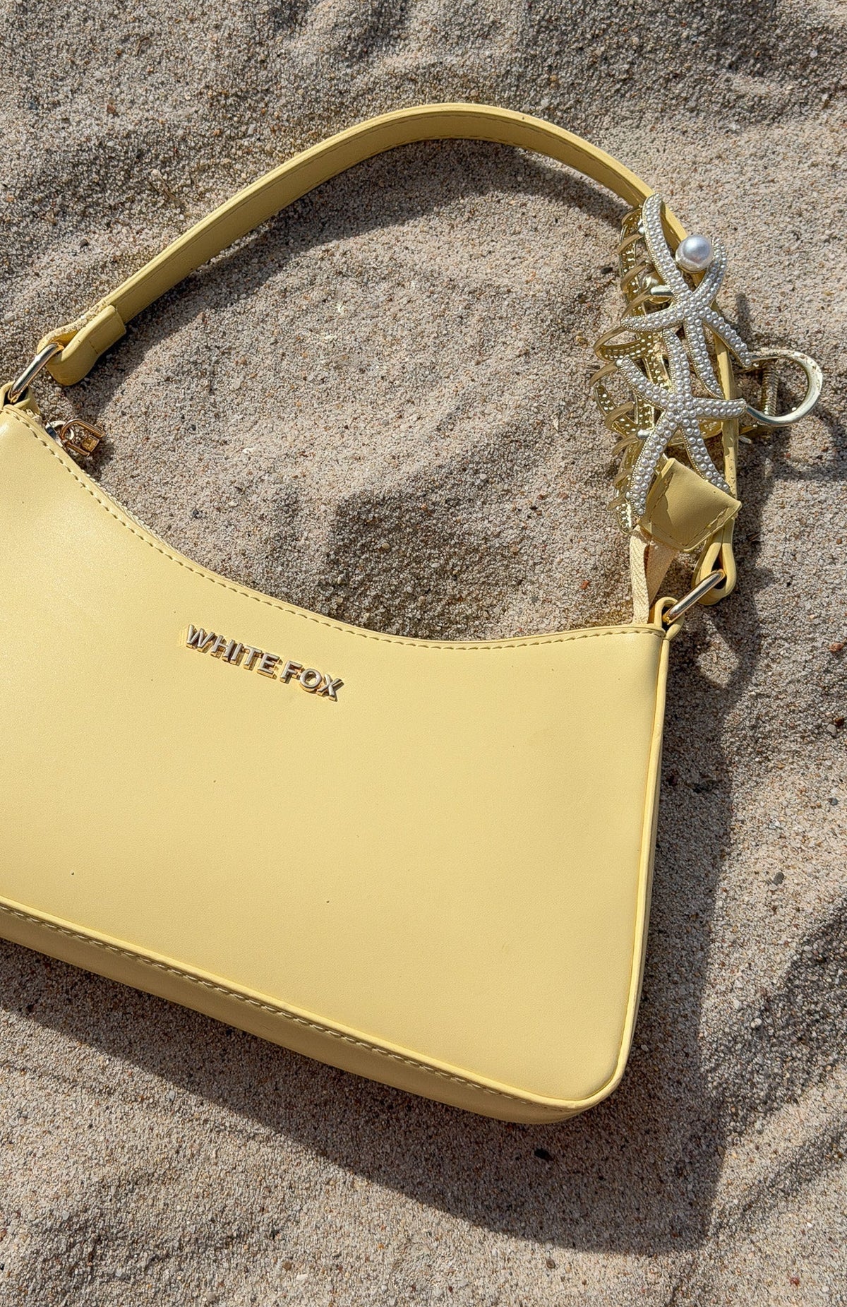 White Fox Ocean Shoulder Bag Lemon