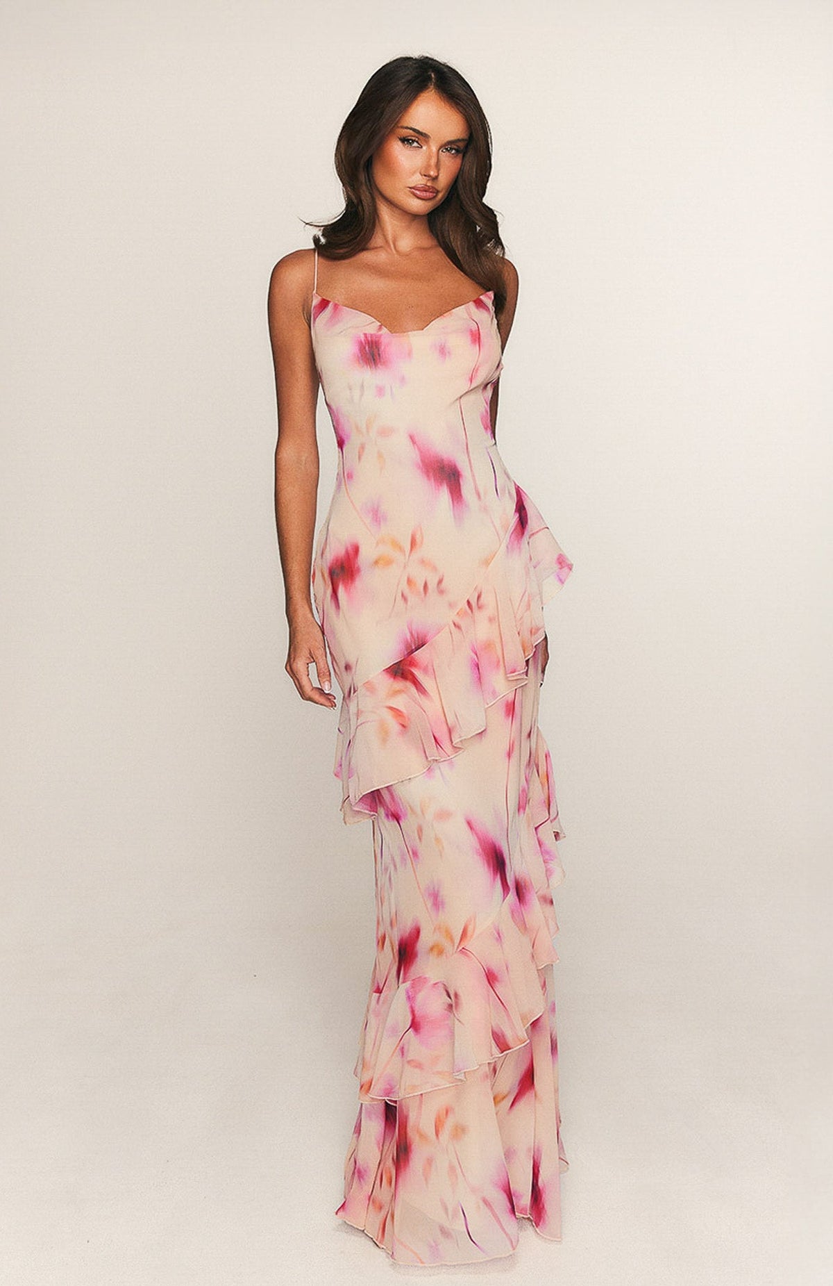 White Fox Garden Serenade Maxi Dress Champagne Hour