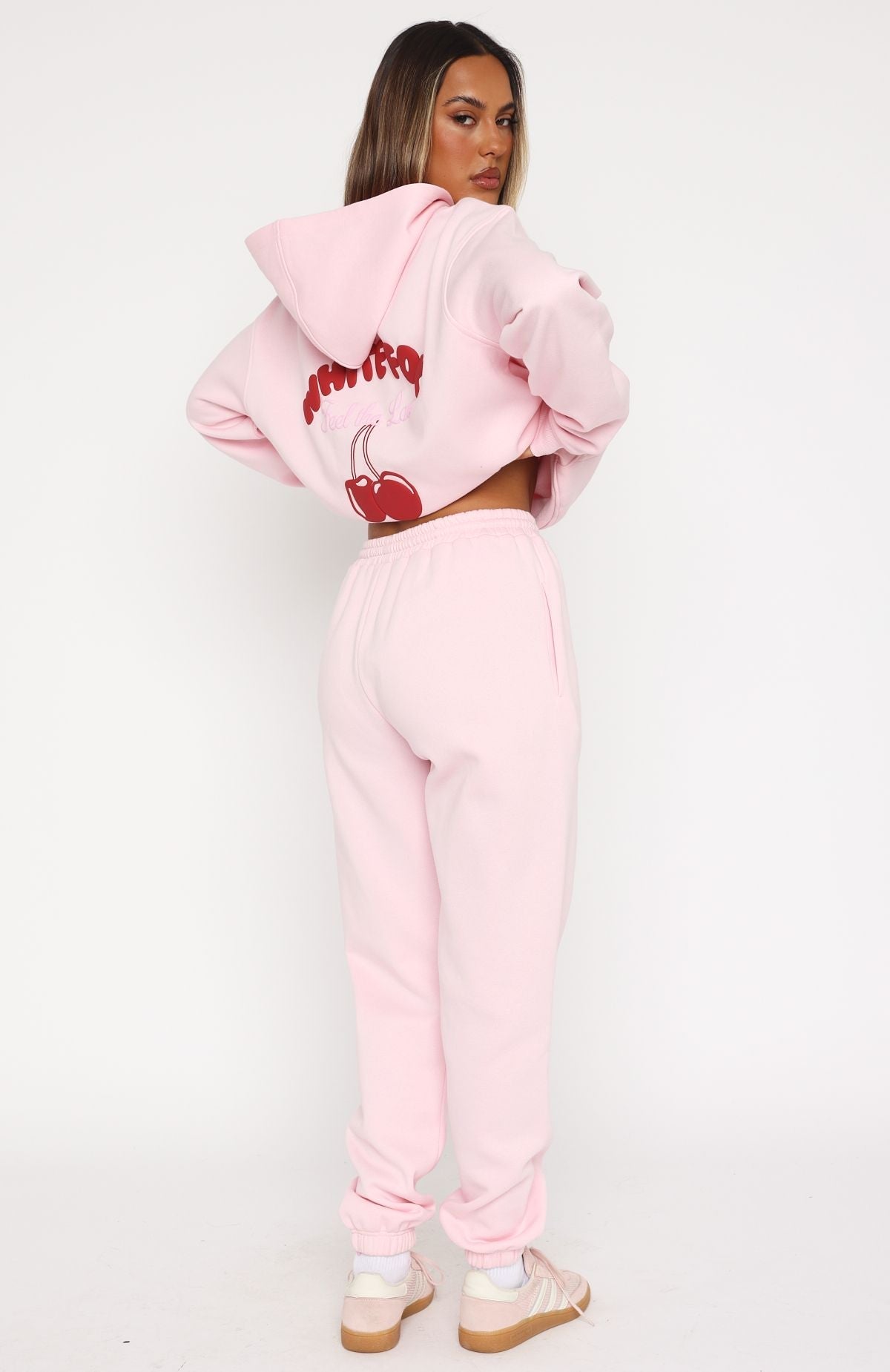 White Fox Love Me Tender Sweatpants Pink