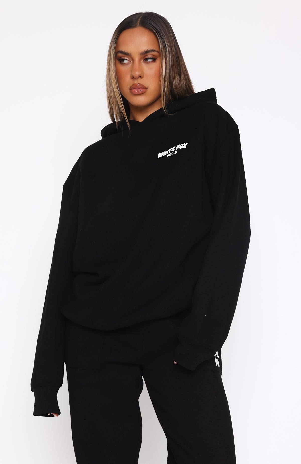 White Fox Offstage Hoodie Monochrome