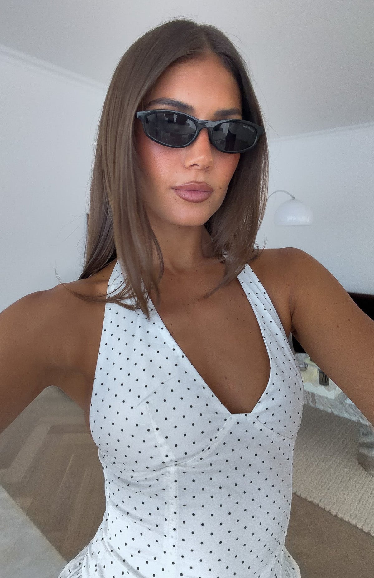White Fox Agnia Sunglasses Black