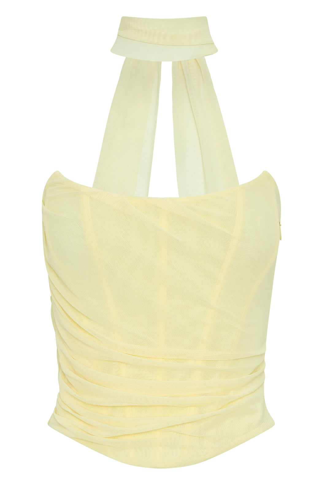 White Fox Lovers Lane Strapless Bustier Lemon
