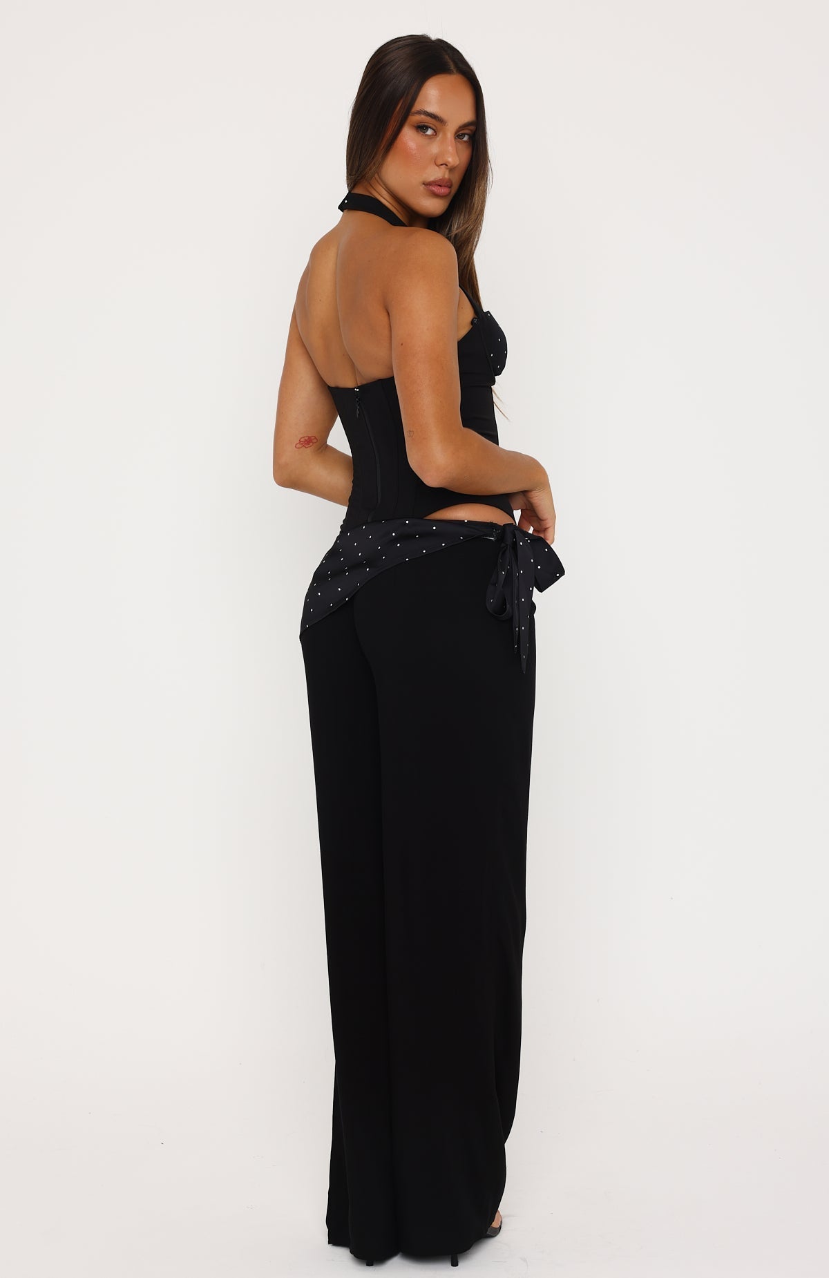 White Fox Night Kiss Pants Black