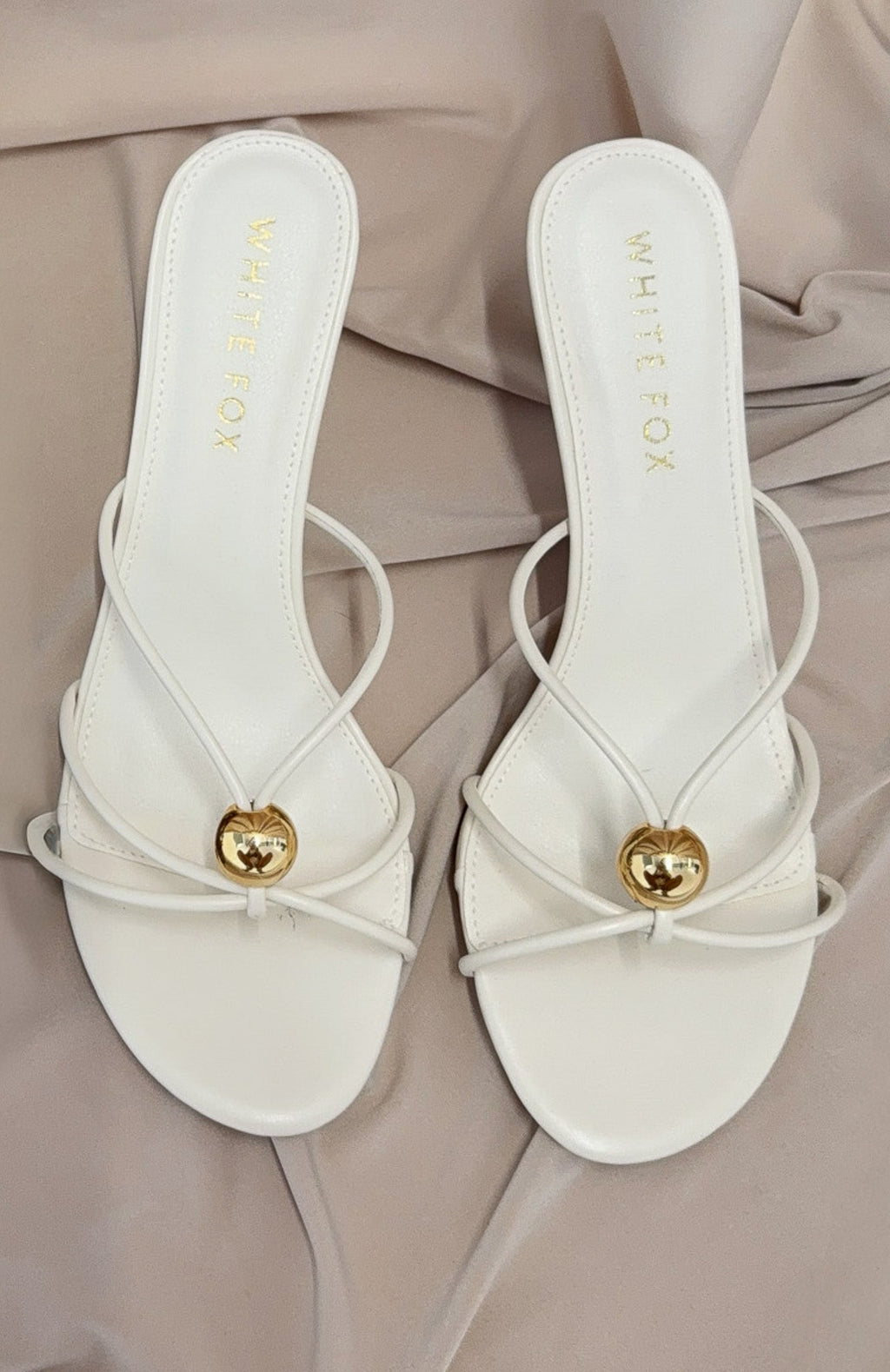 White Fox Sinclair Heels Cream