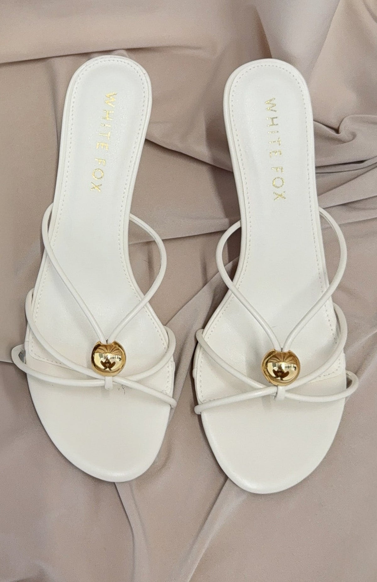 White Fox Sinclair Heels Cream