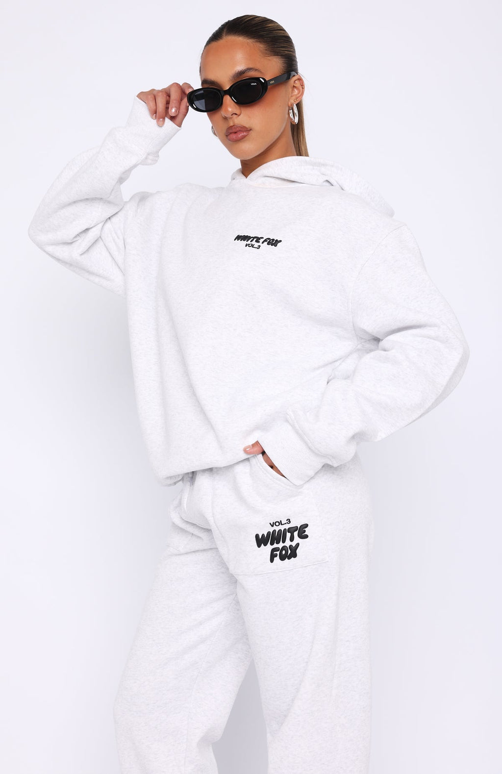 White Fox Offstage Hoodie Frosted